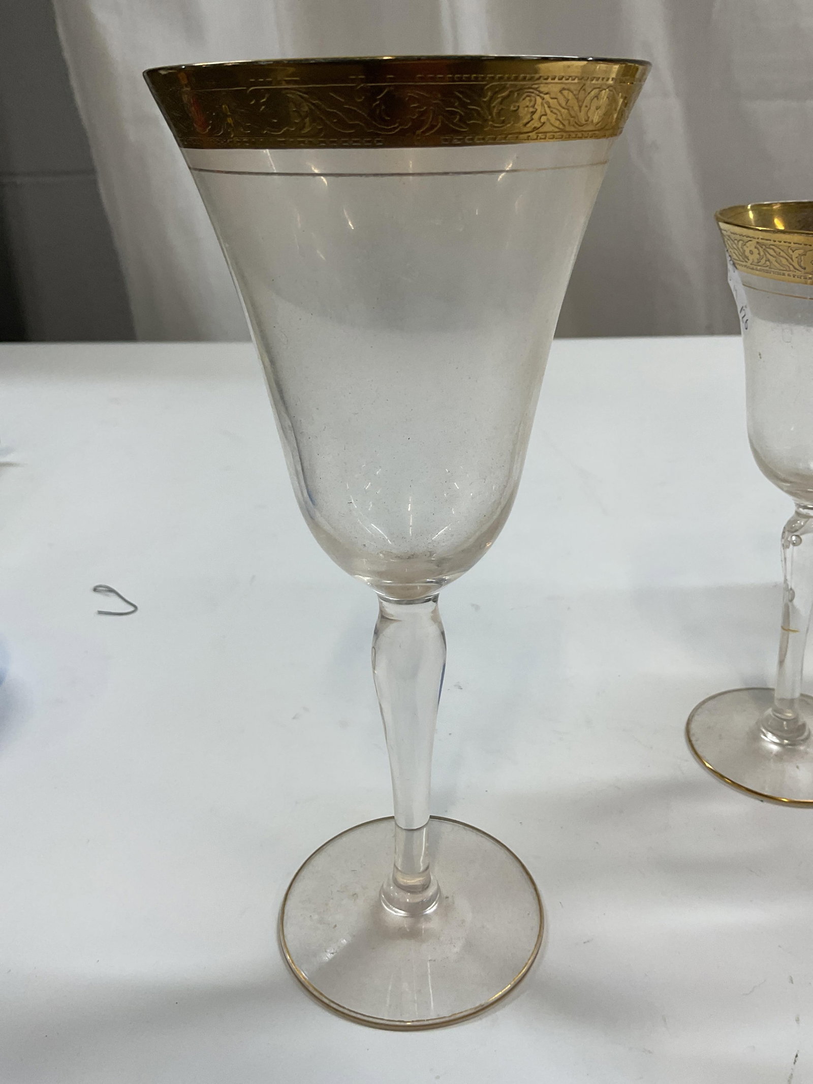 Mixed Set Gold Rimmed Stemware - 2