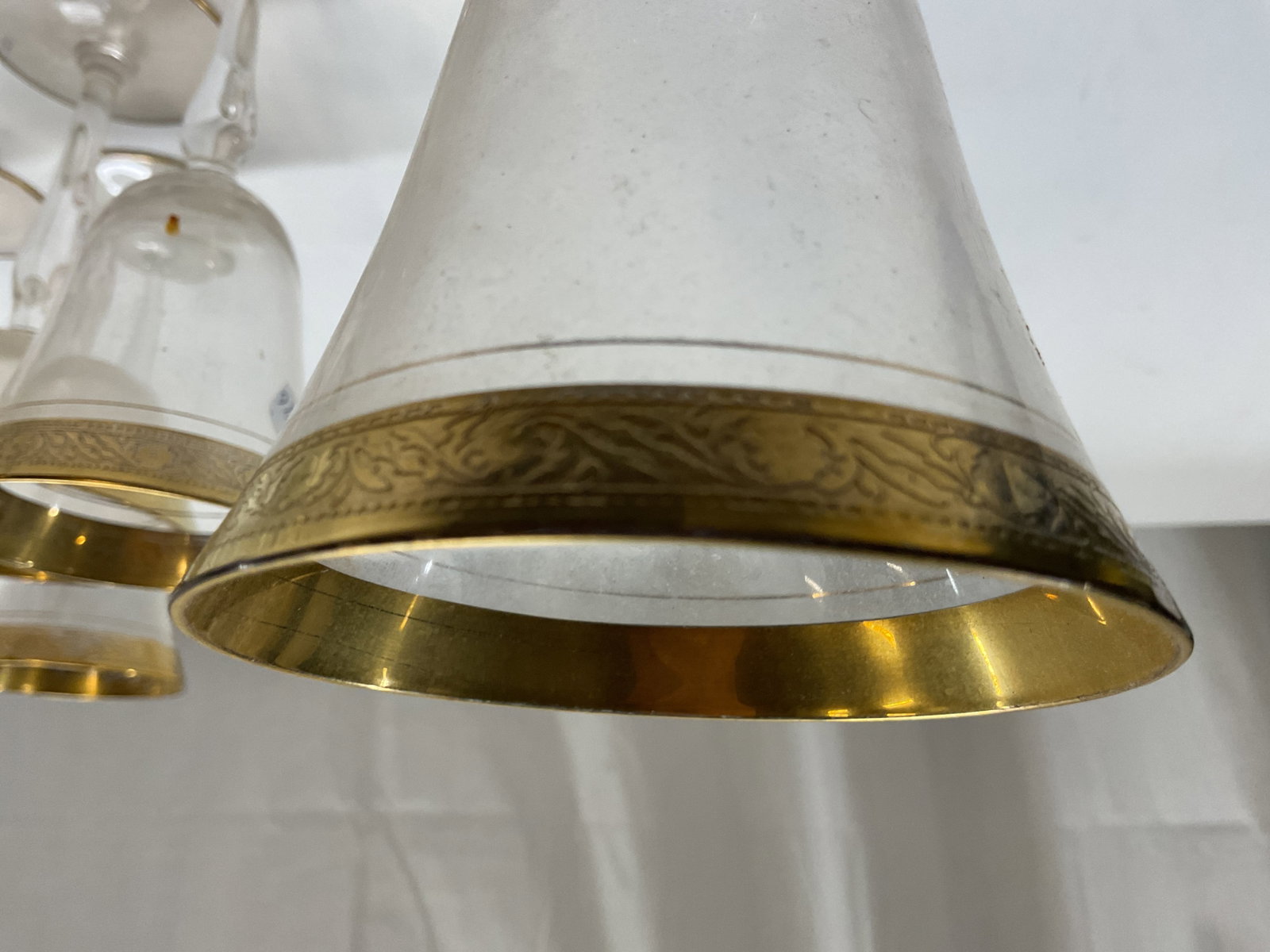 Mixed Set Gold Rimmed Stemware - 3