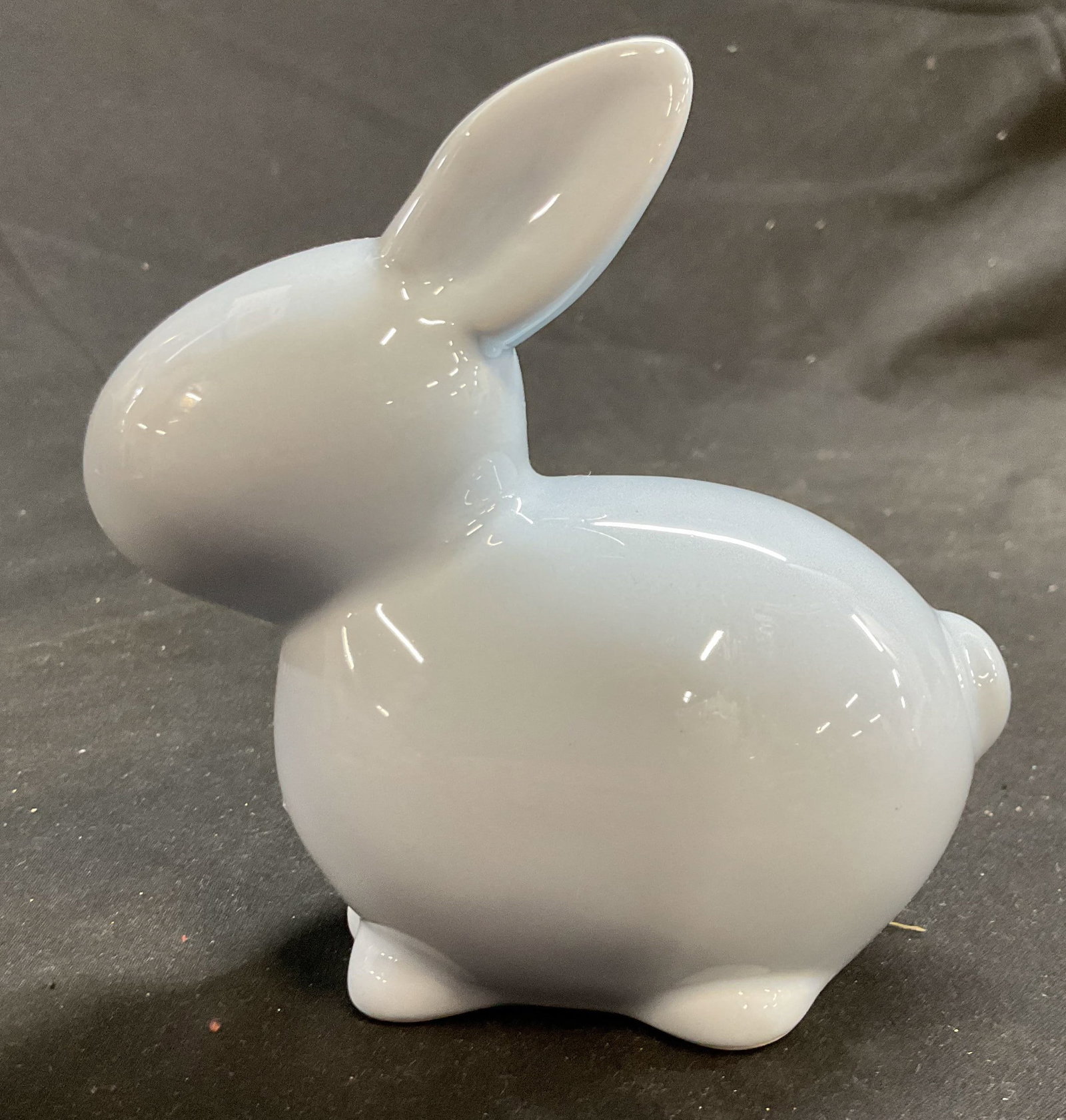 Blue Porcelain Rabbit Figural (1 of 8)