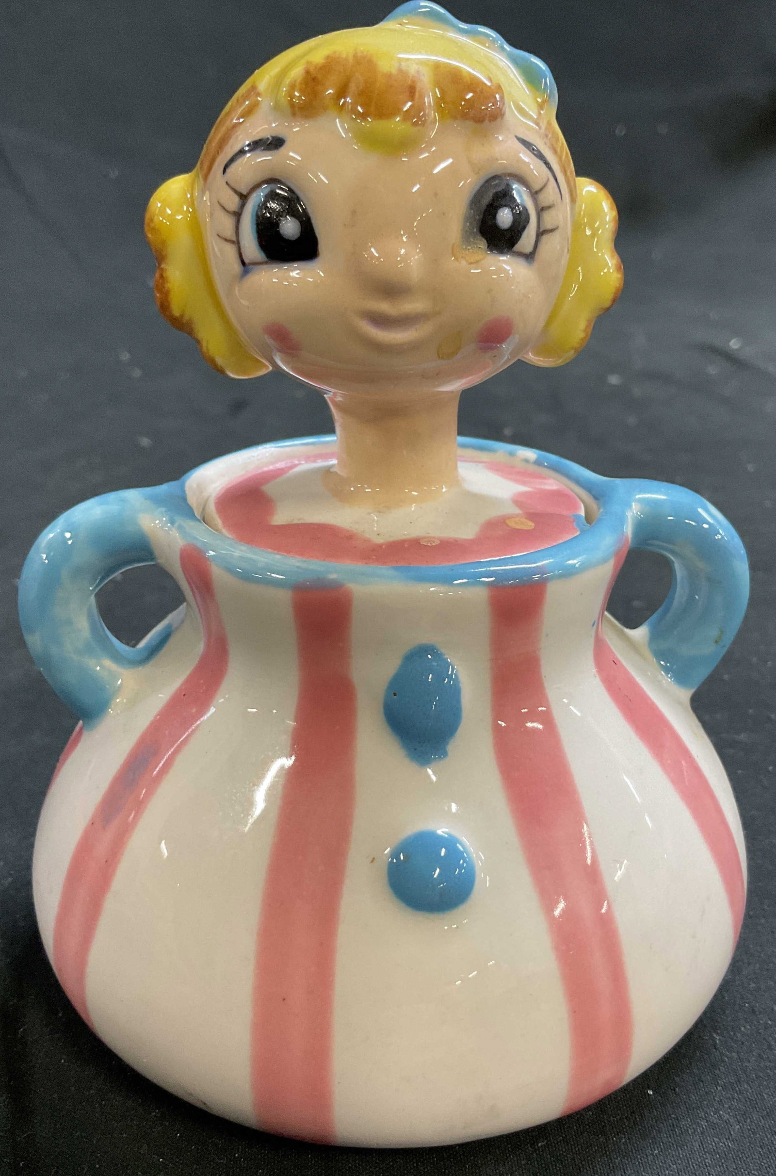 Vntg Holt Howard Coquette Pixieware Jar, Japan (1 of 8)
