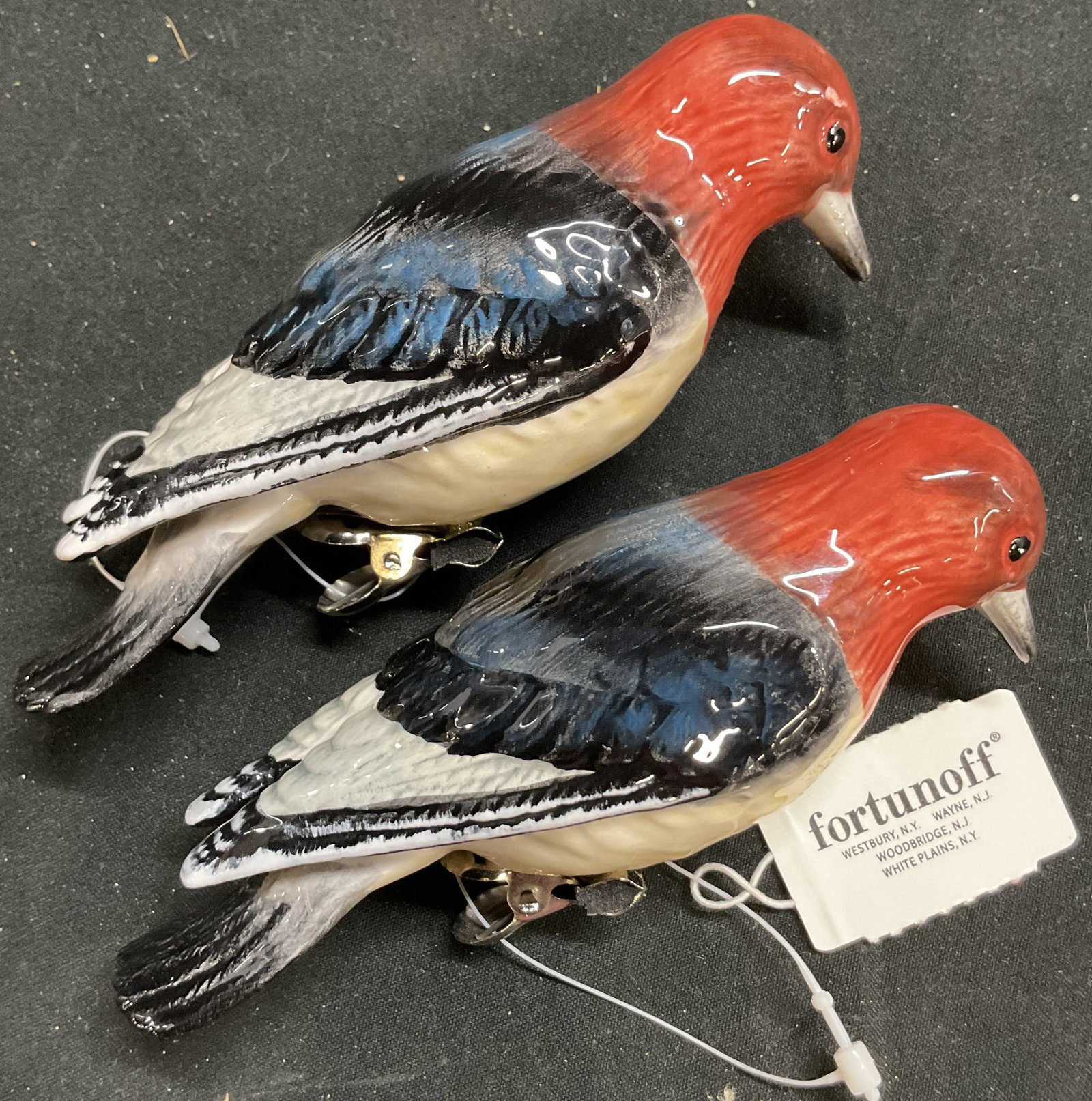 Fortunoff Tagged Pair Porcelain Birds (1 of 6)