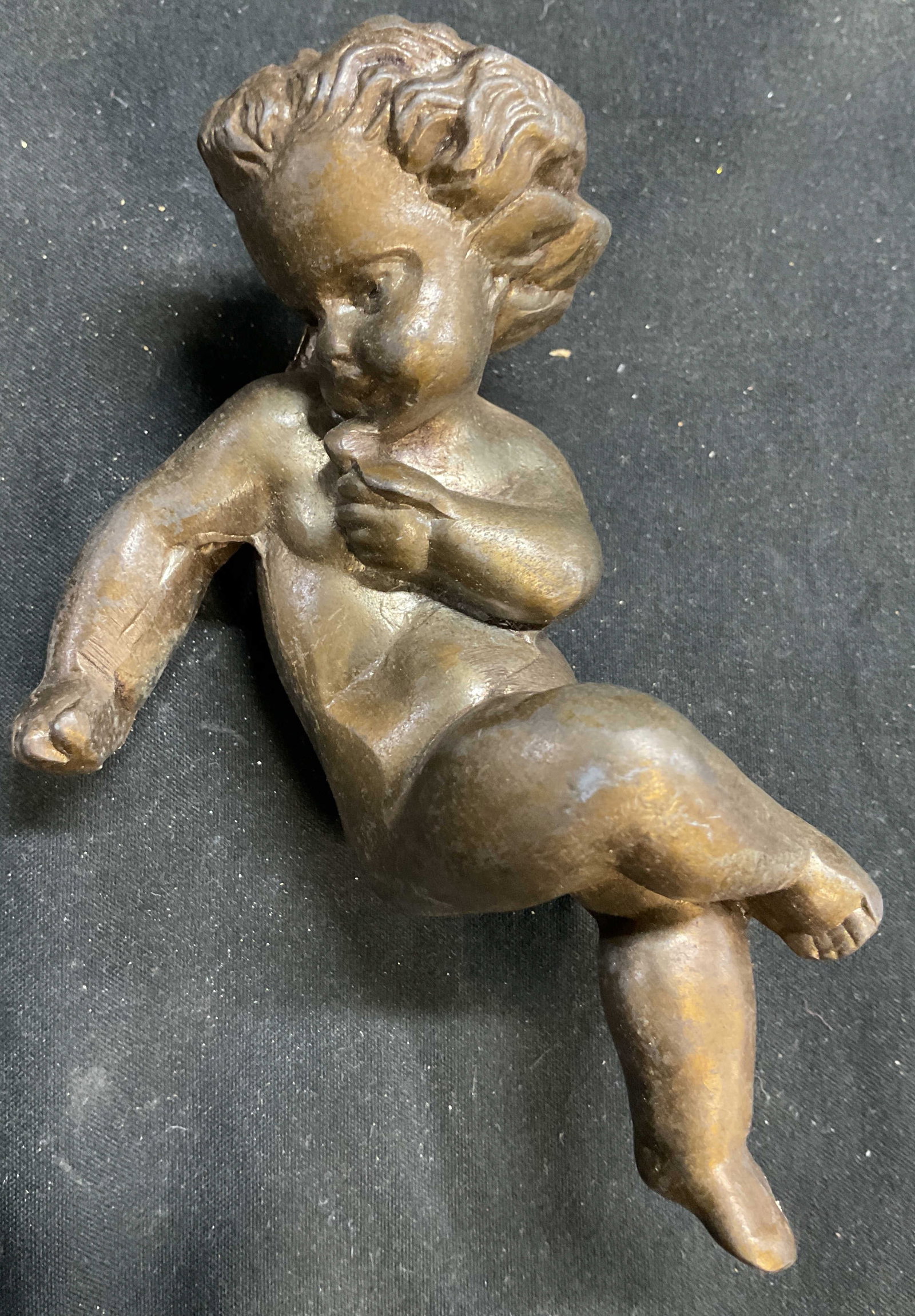 Antique Gilt Metal Cherub Figural (1 of 7)