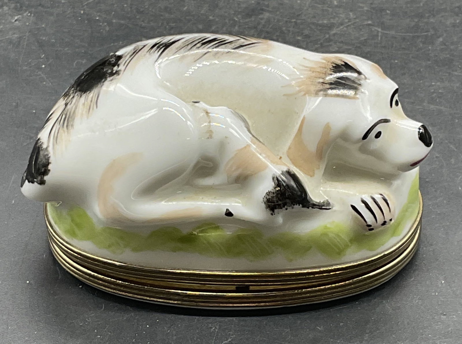 Royale de Limoges Porcelain Dog Trinket Box (1 of 6)