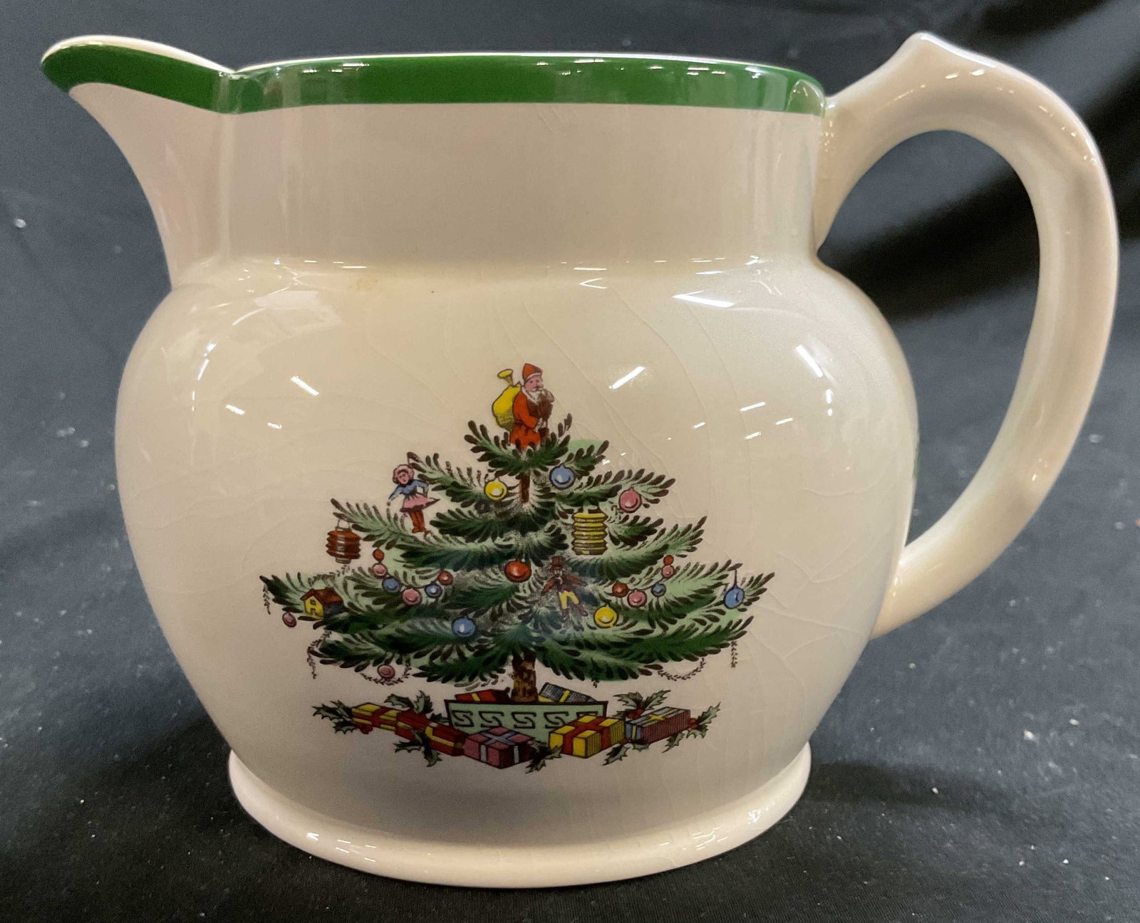 Spode Porcelain Christmas Tree Pitcher, Eng (1 of 7)