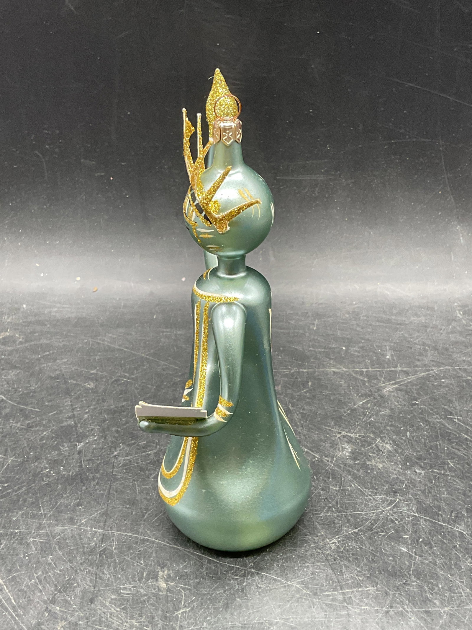 Statue of Liberty Blown Glass Christmas Ornament - 2