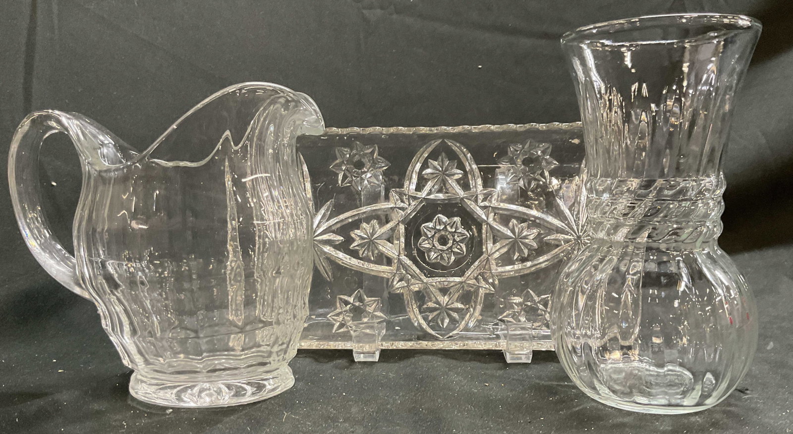 Grp 3 Vintage Cut Glass Tableware (1 of 8)