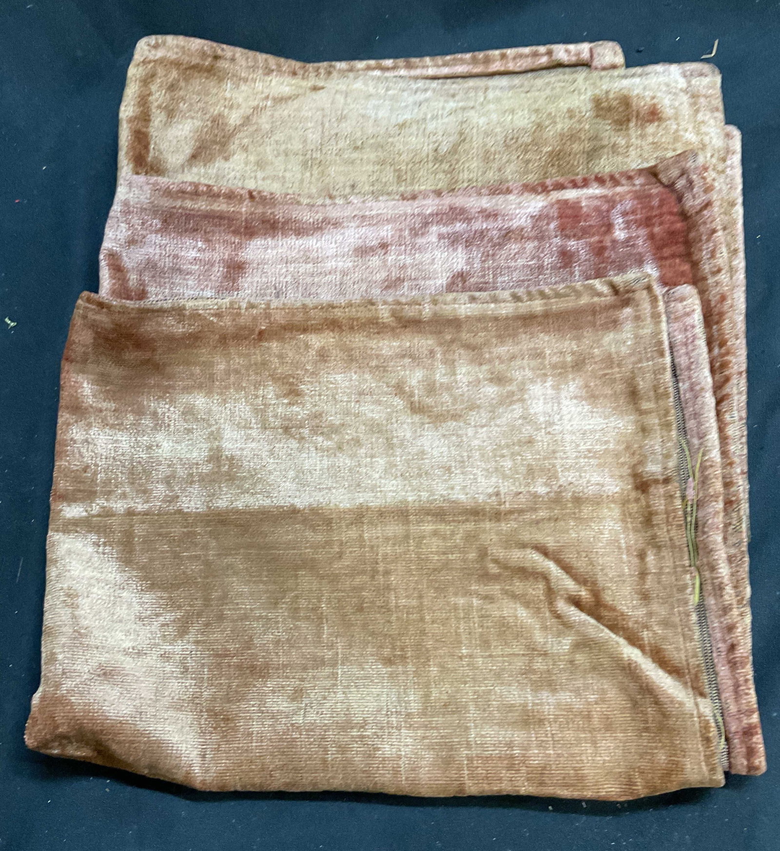 Pair of linen velvet silk Pillow covers (1 of 10)