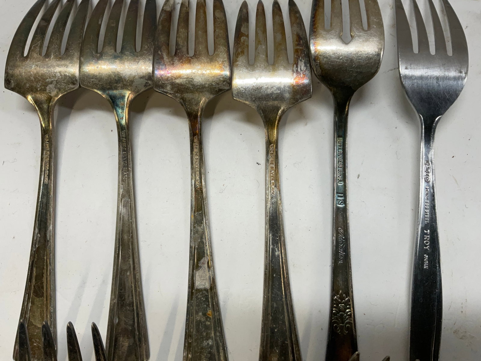 Lt 54 Vintage Silver-Plated+ Flatware - 11