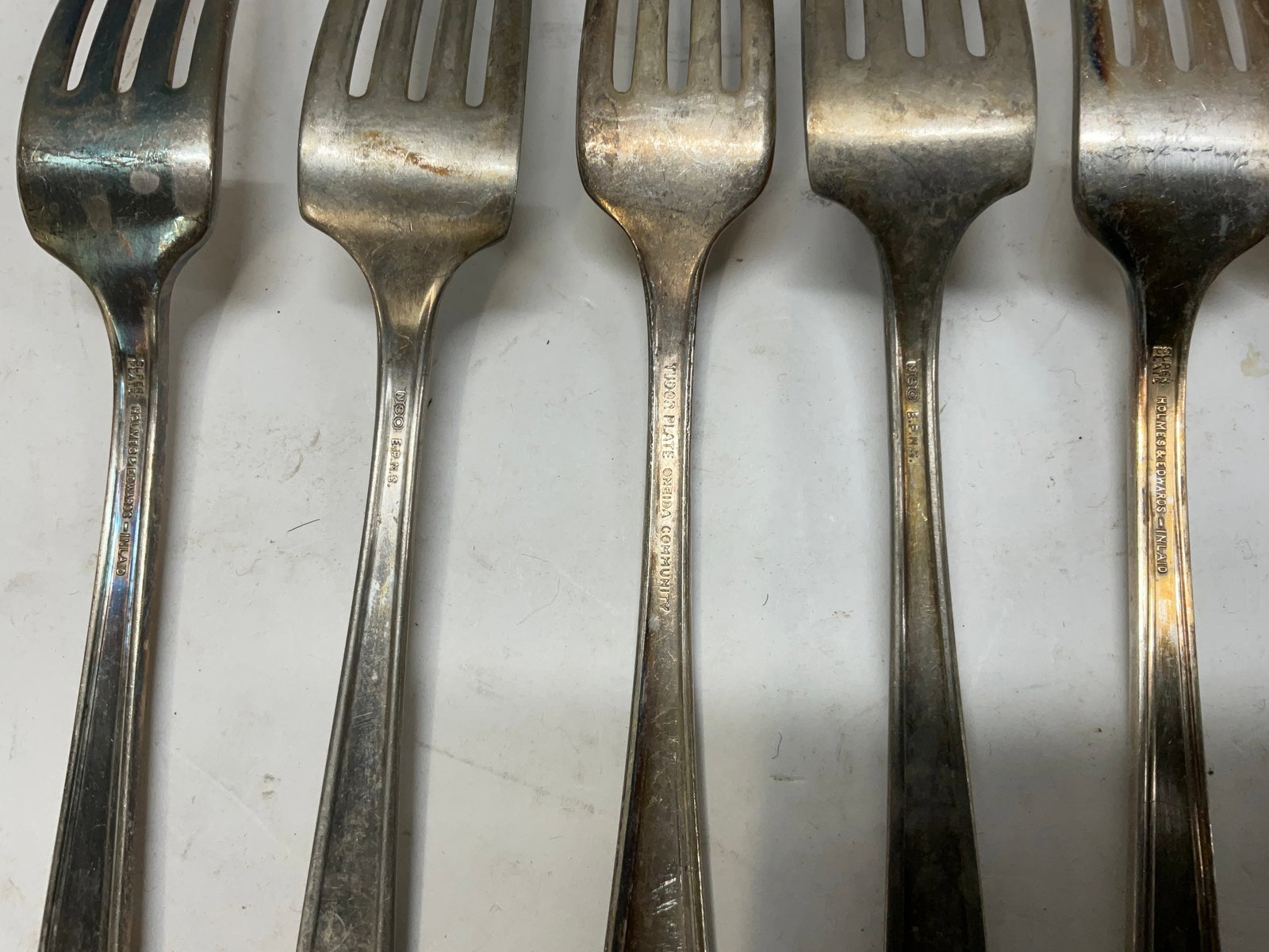 Lt 54 Vintage Silver-Plated+ Flatware - 9