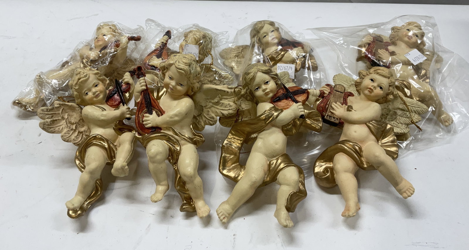 Lt 8 Musical Cherubs Christmas Ornaments (1 of 6)