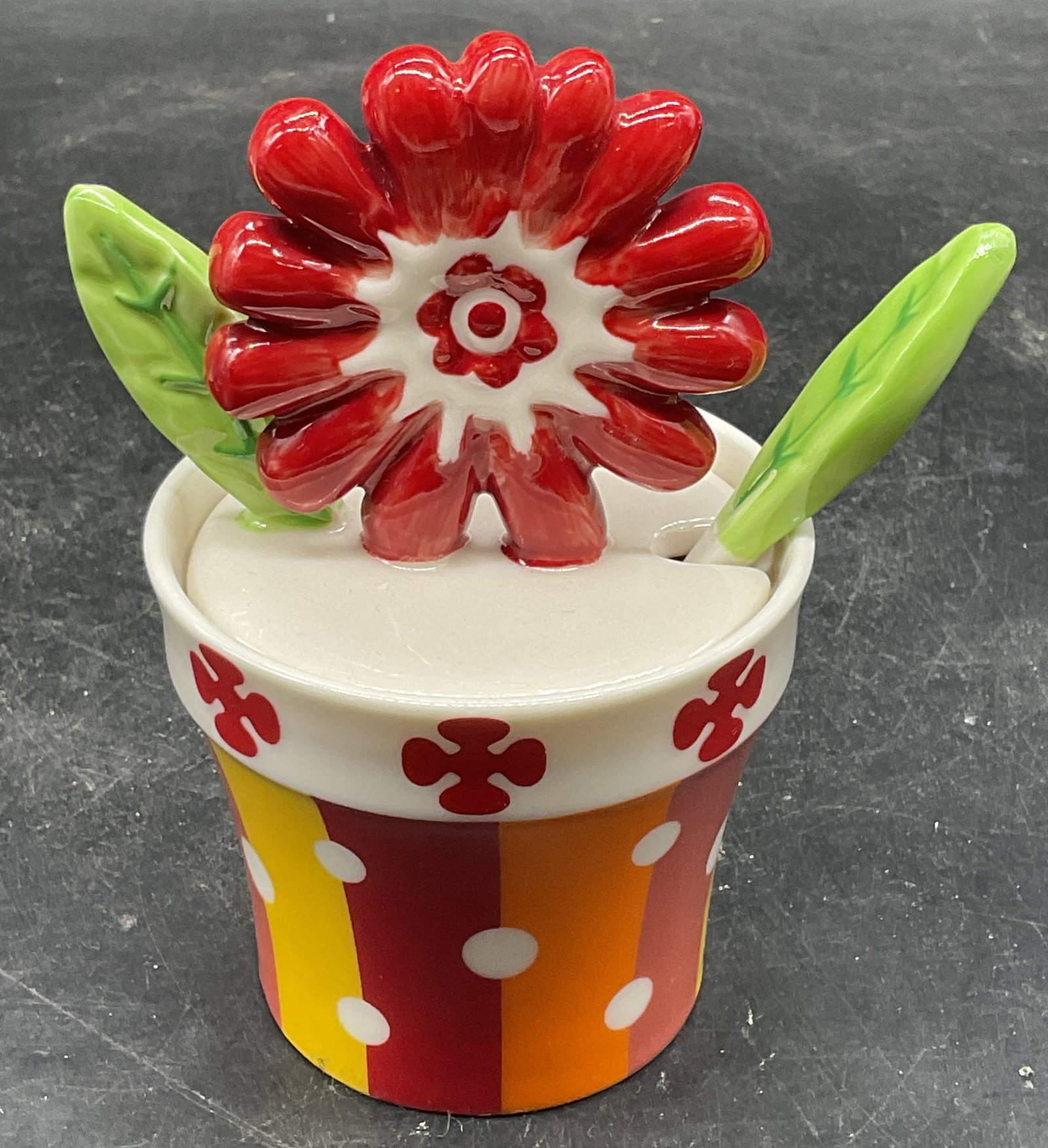 Villeroy & BOCH Happy Flowers Porc Jam Pot (1 of 6)