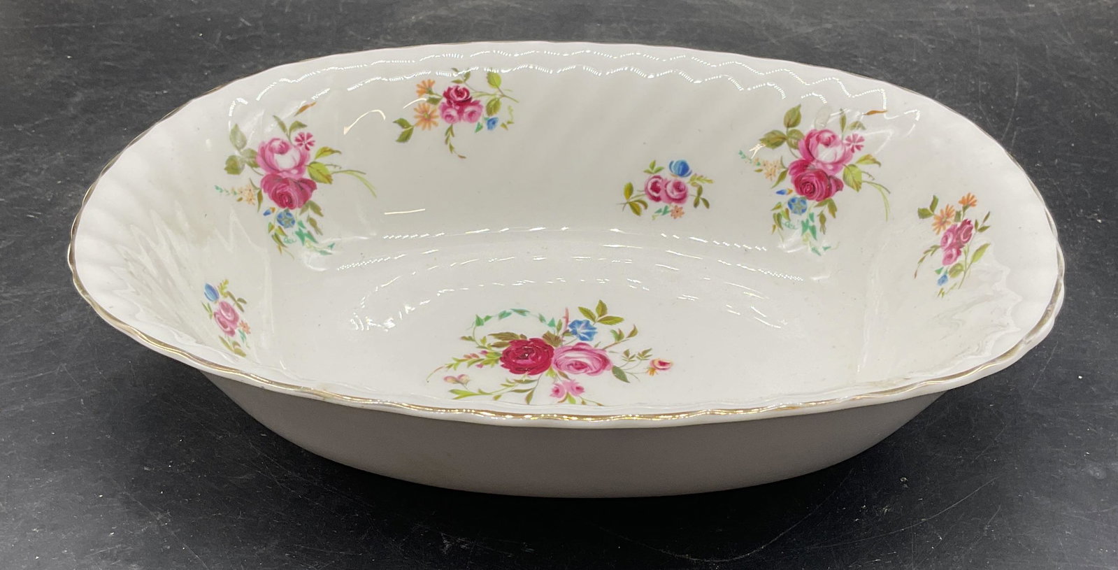 Royal Adderley China Floral Bowl, England (1 of 6)
