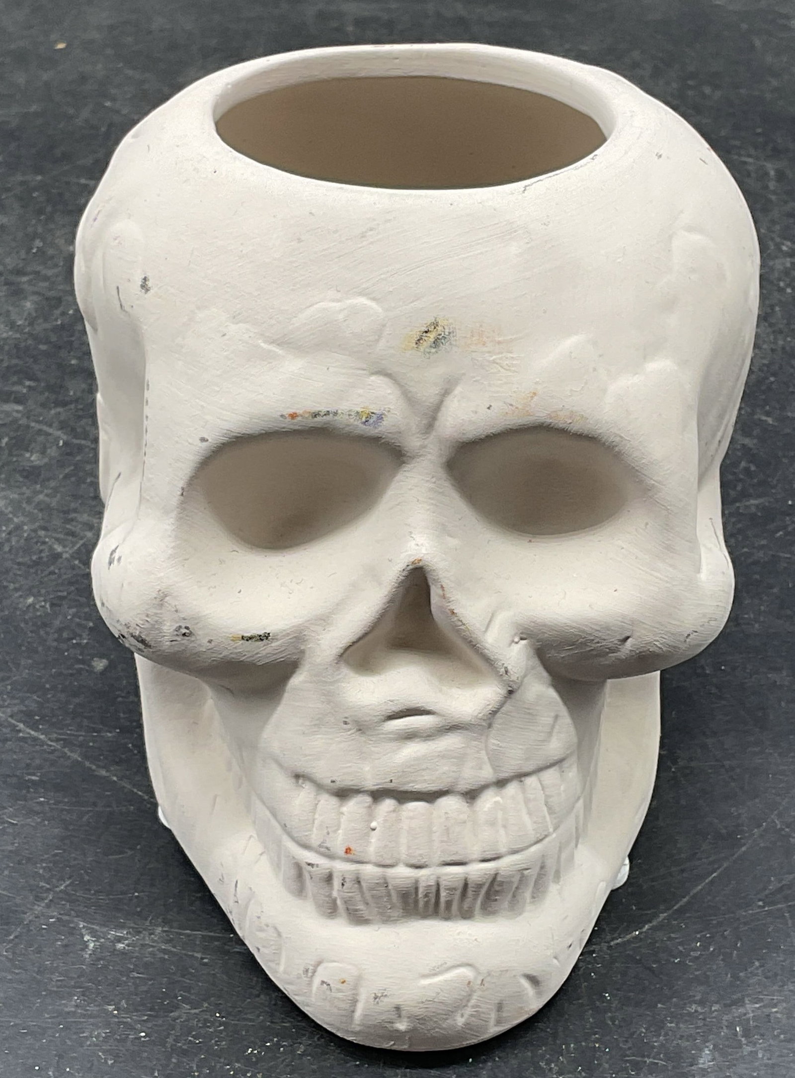 Ceramic Skull Votive Candle Holder (1 of 6)