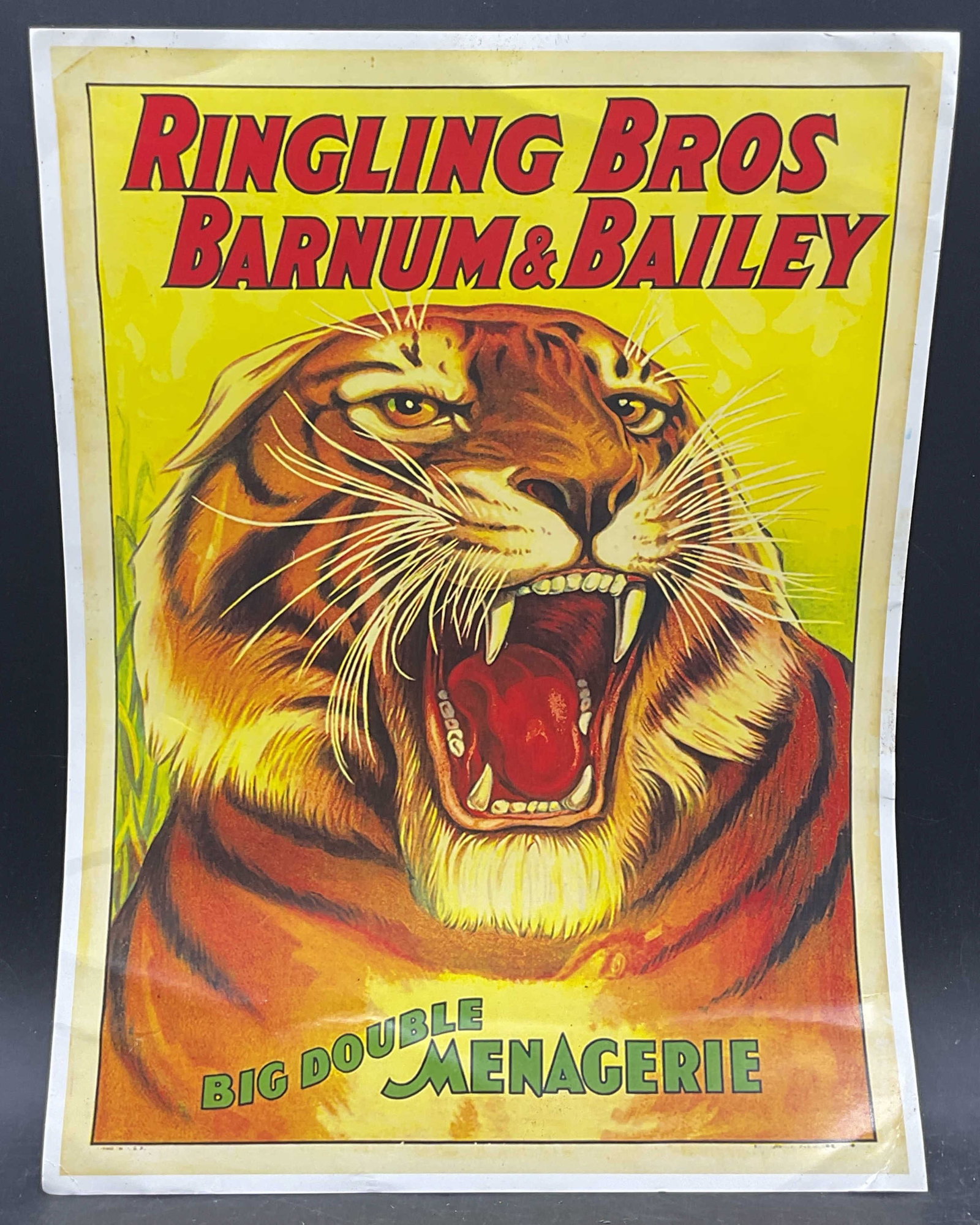 Ringling Bros Circus Tiger Litho Poster (1 of 6)