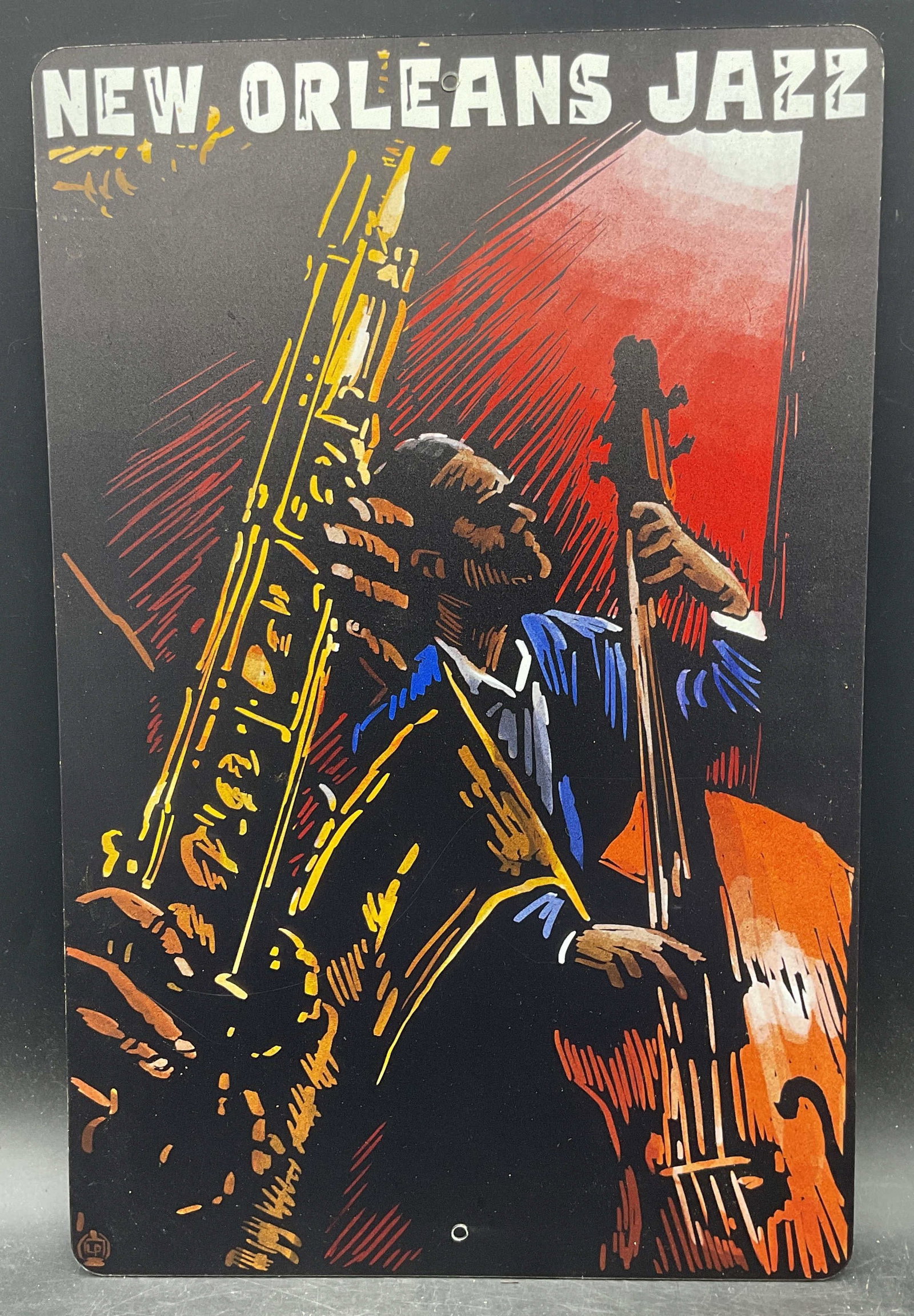 New Orleans Jazz Litho Wall Sign (1 of 6)