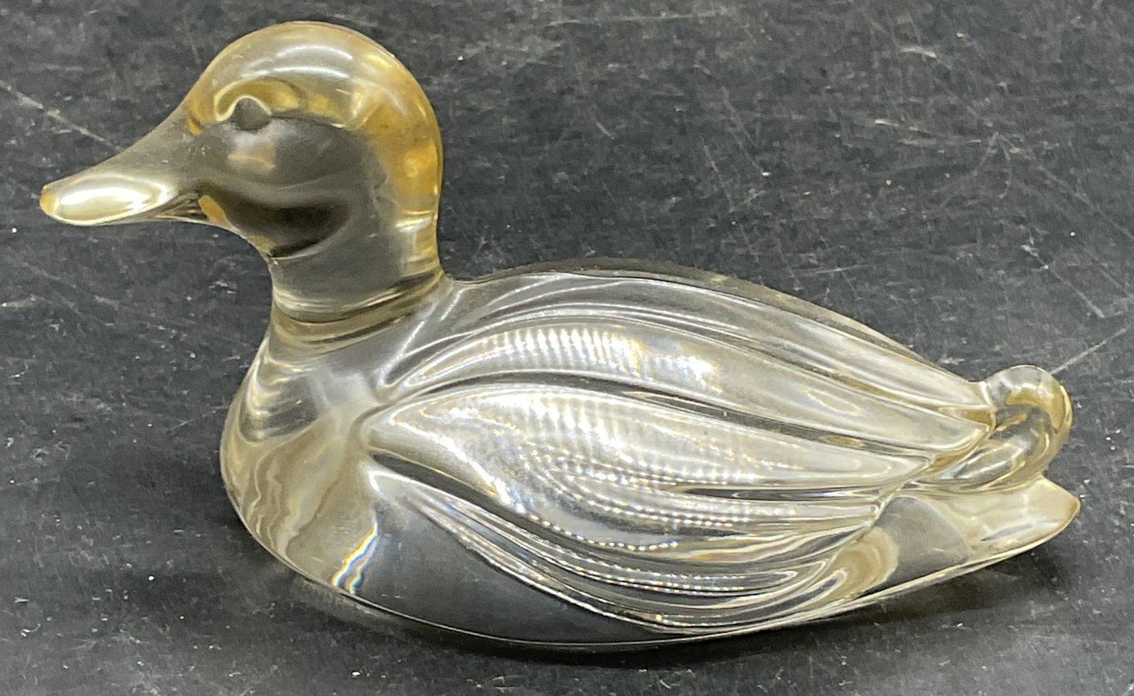 Glass Duck Figurine Paperweight (1 of 6)