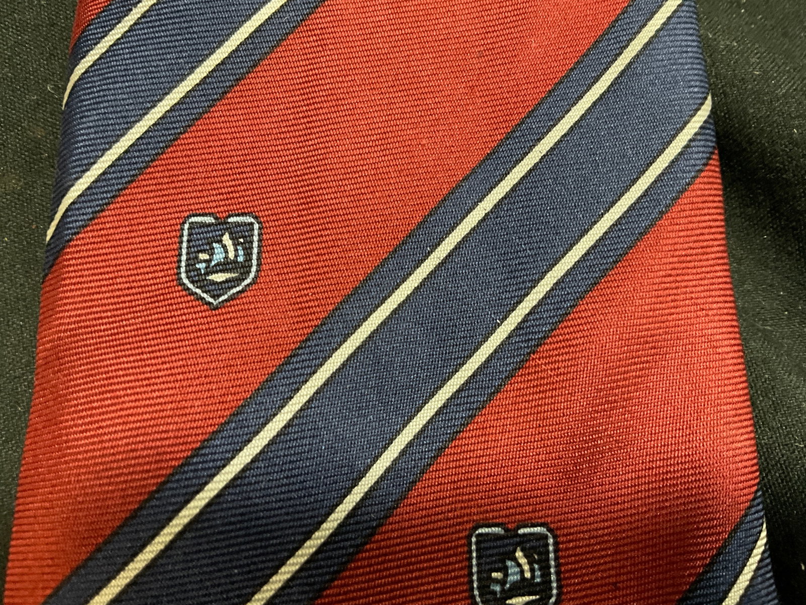 Lt 3 Red Silk Patterned Ties Italy+ - 7