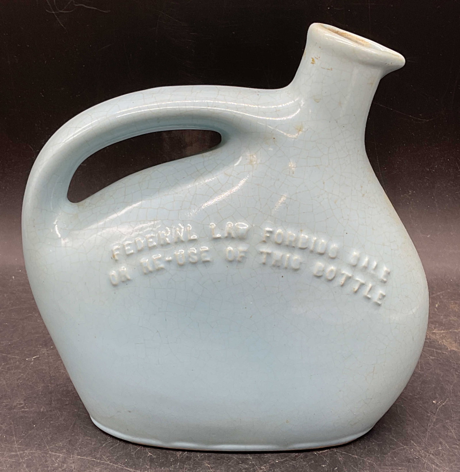 Vintage Mohawk Blue Ceramic Jug (1 of 6)