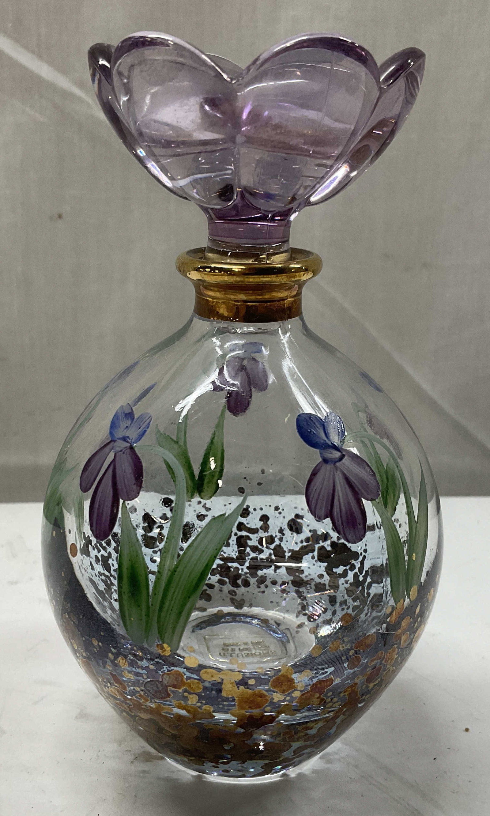 VTG Illusions Lead Crystal Perfume Bottle ITALY (1 of 7)