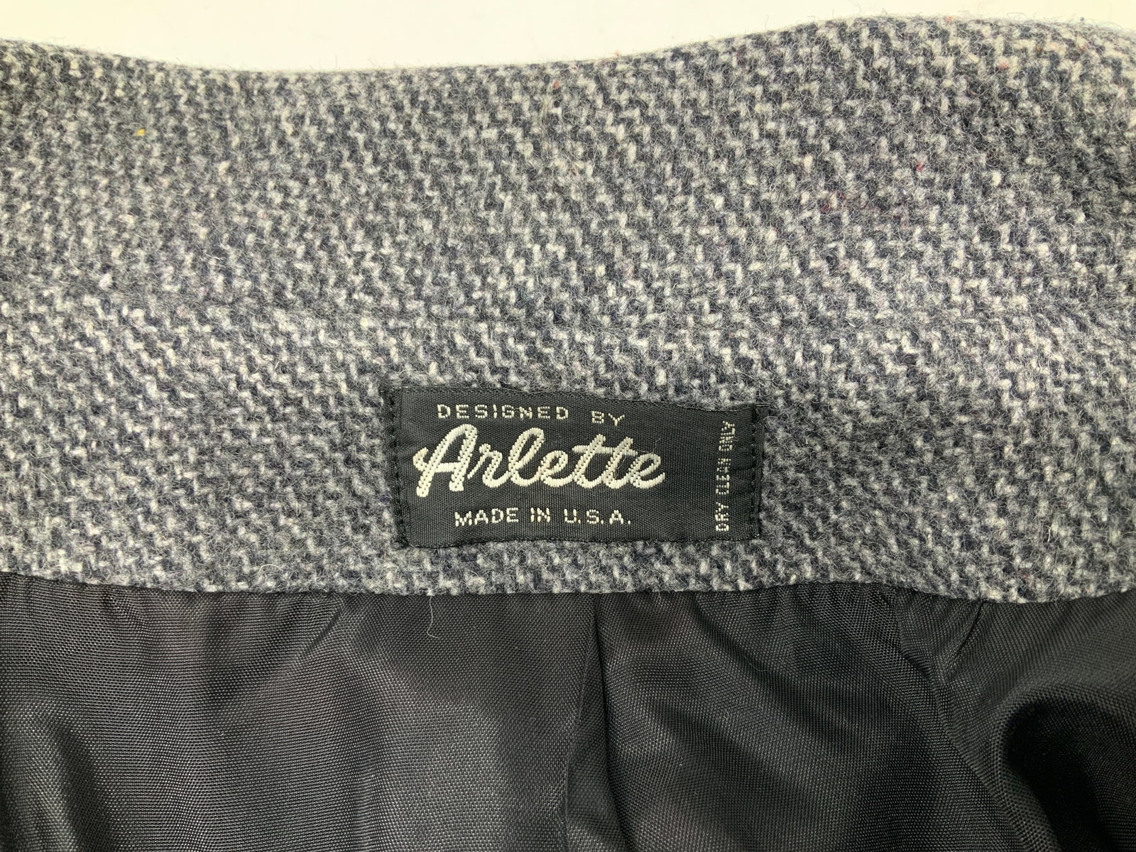 Designed By Anlette Grey Button Overcoat USA - 7