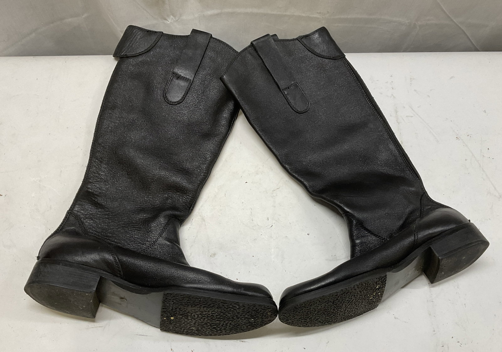 Kent Black Leather Boots with Faux Fur Lining (1 of 12)