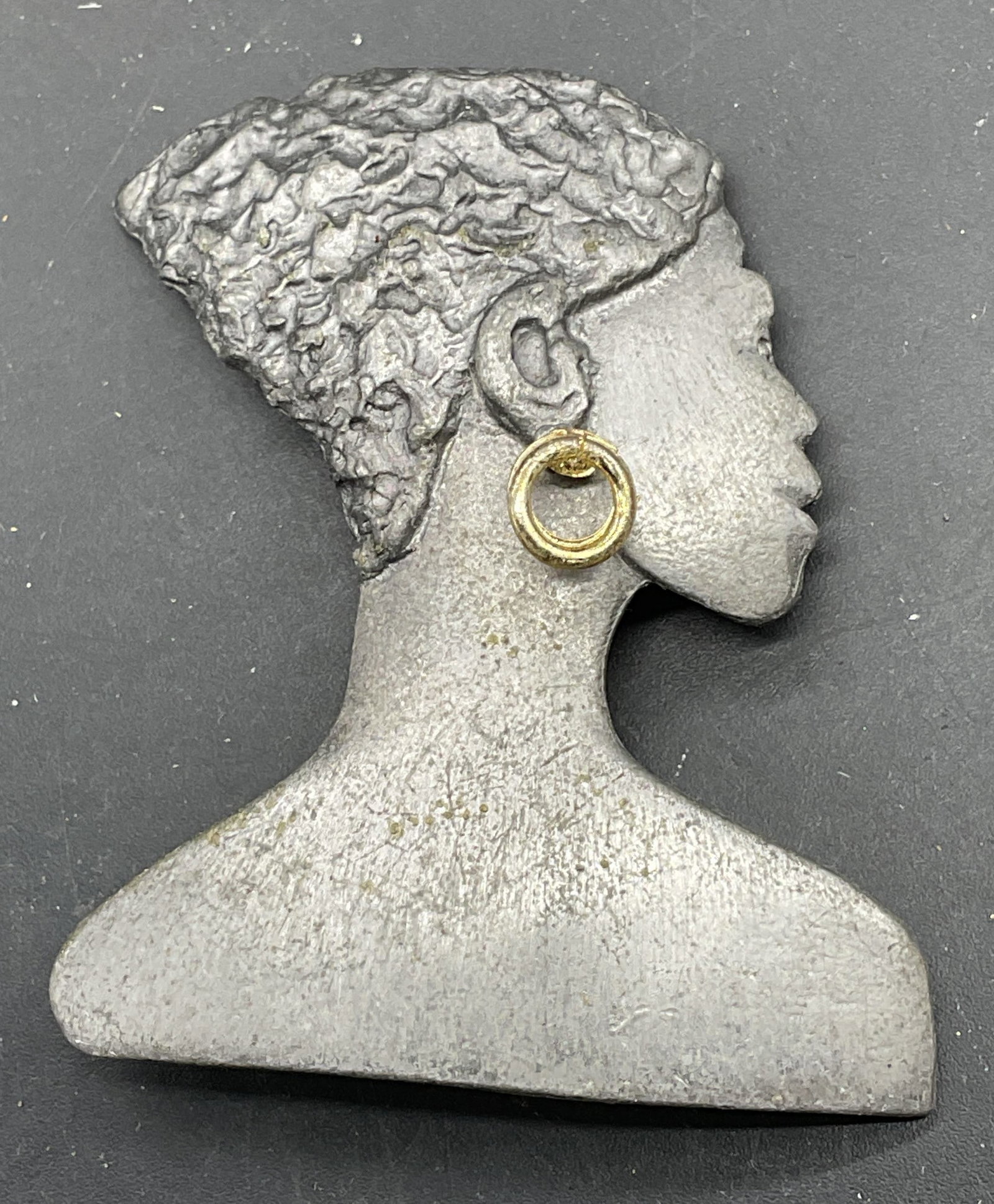 Vintage Luigi Ultra Craft Woman Brooch (1 of 6)