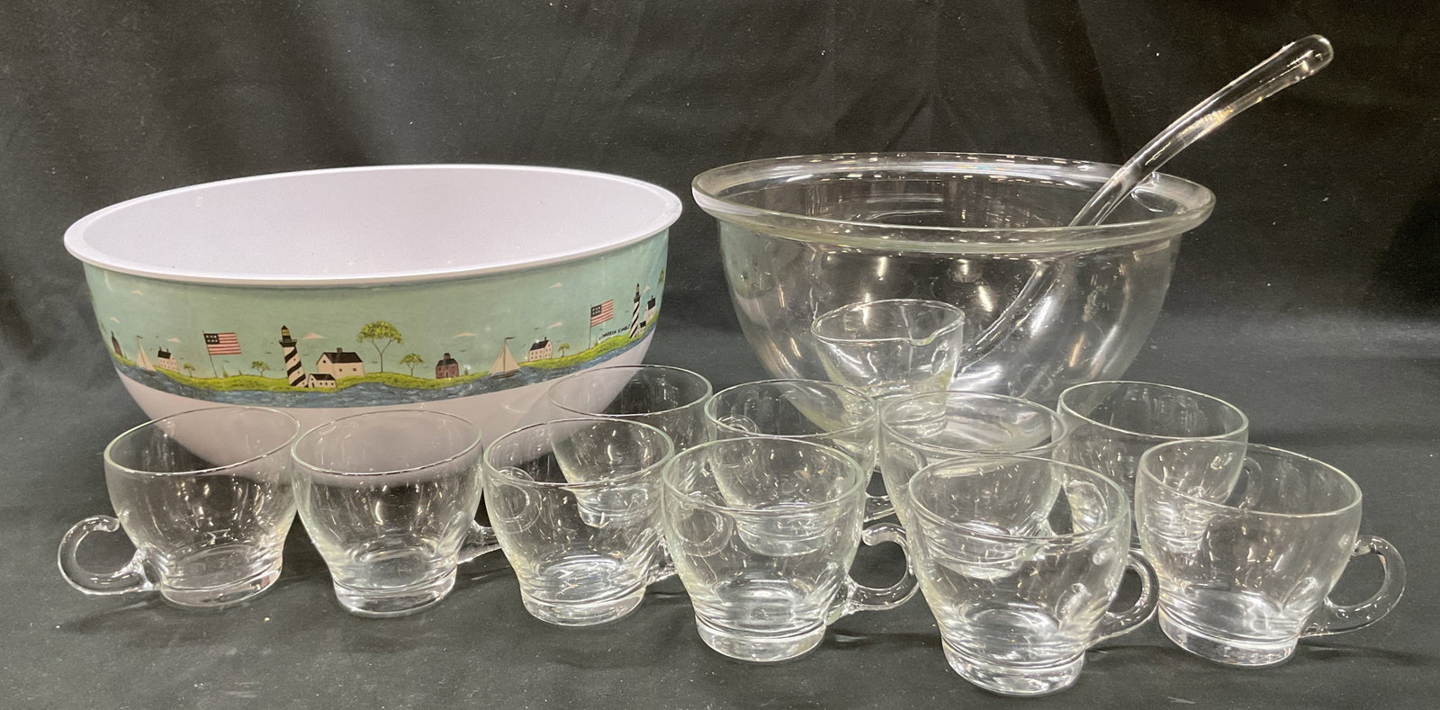 Lot 13 Vintage Glass Assorted Tableware (1 of 17)