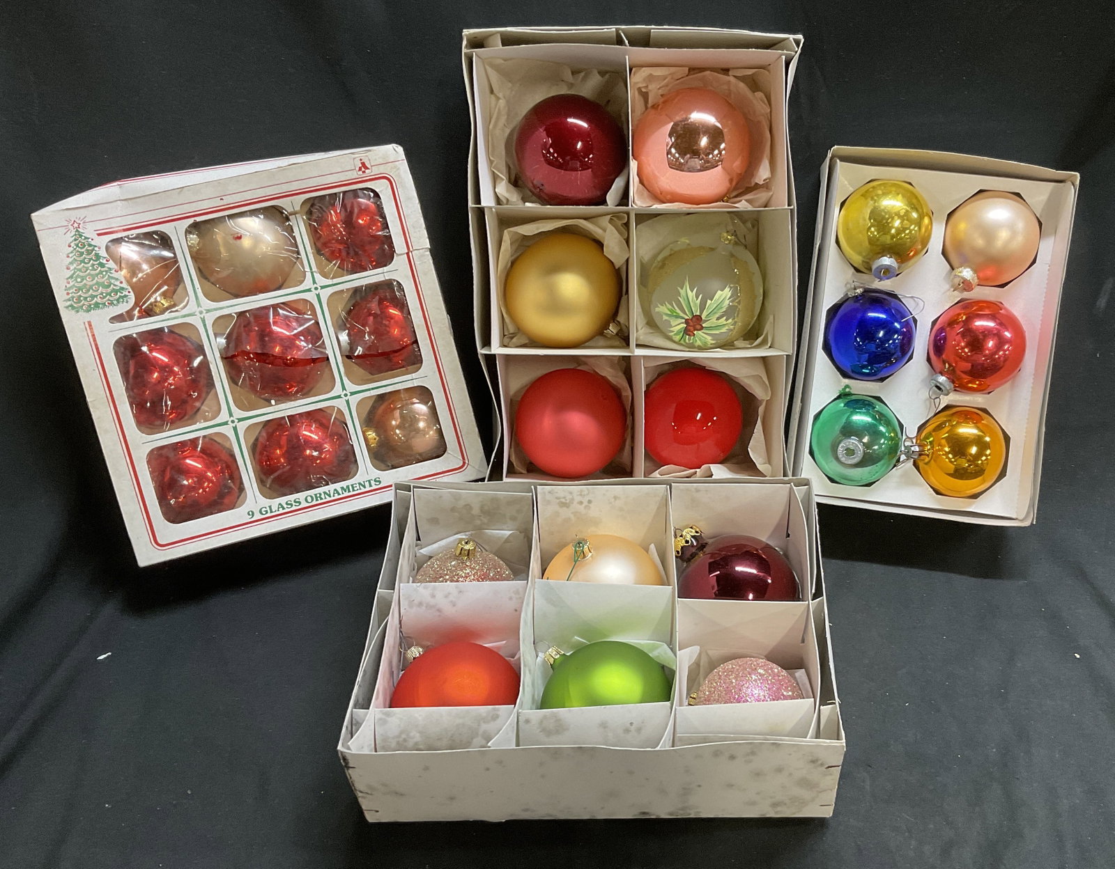 Group Lot 27 VTG Glass Ball Ornaments W.GERM+ (1 of 12)