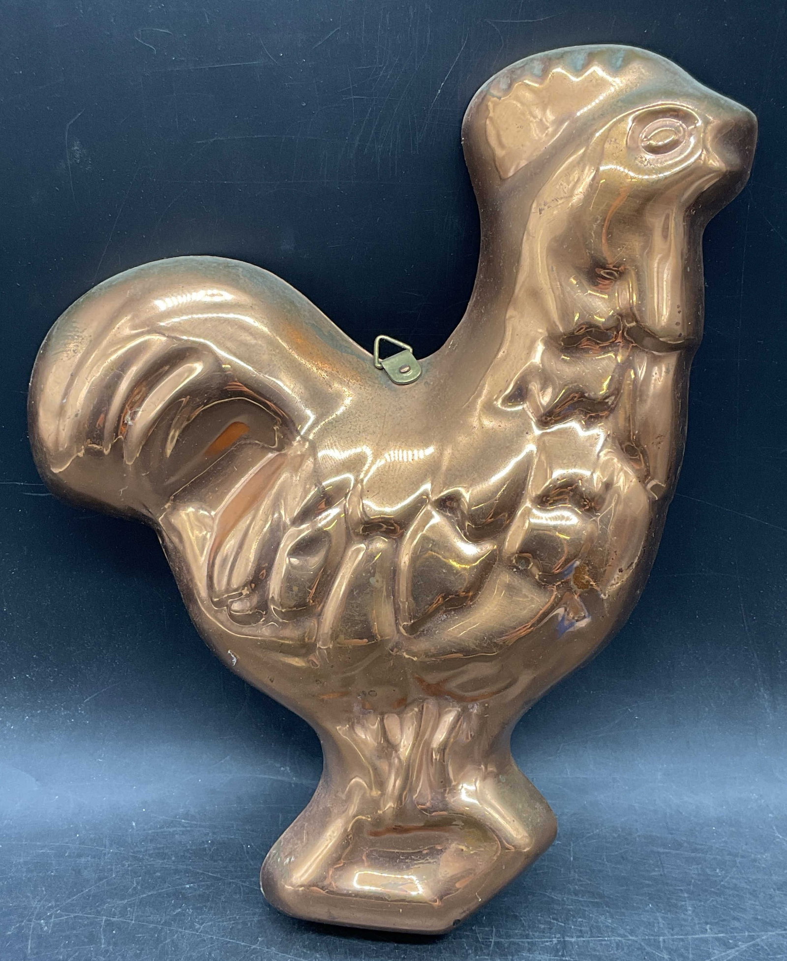 Vintage Copper Chicken Jello Mold (1 of 6)
