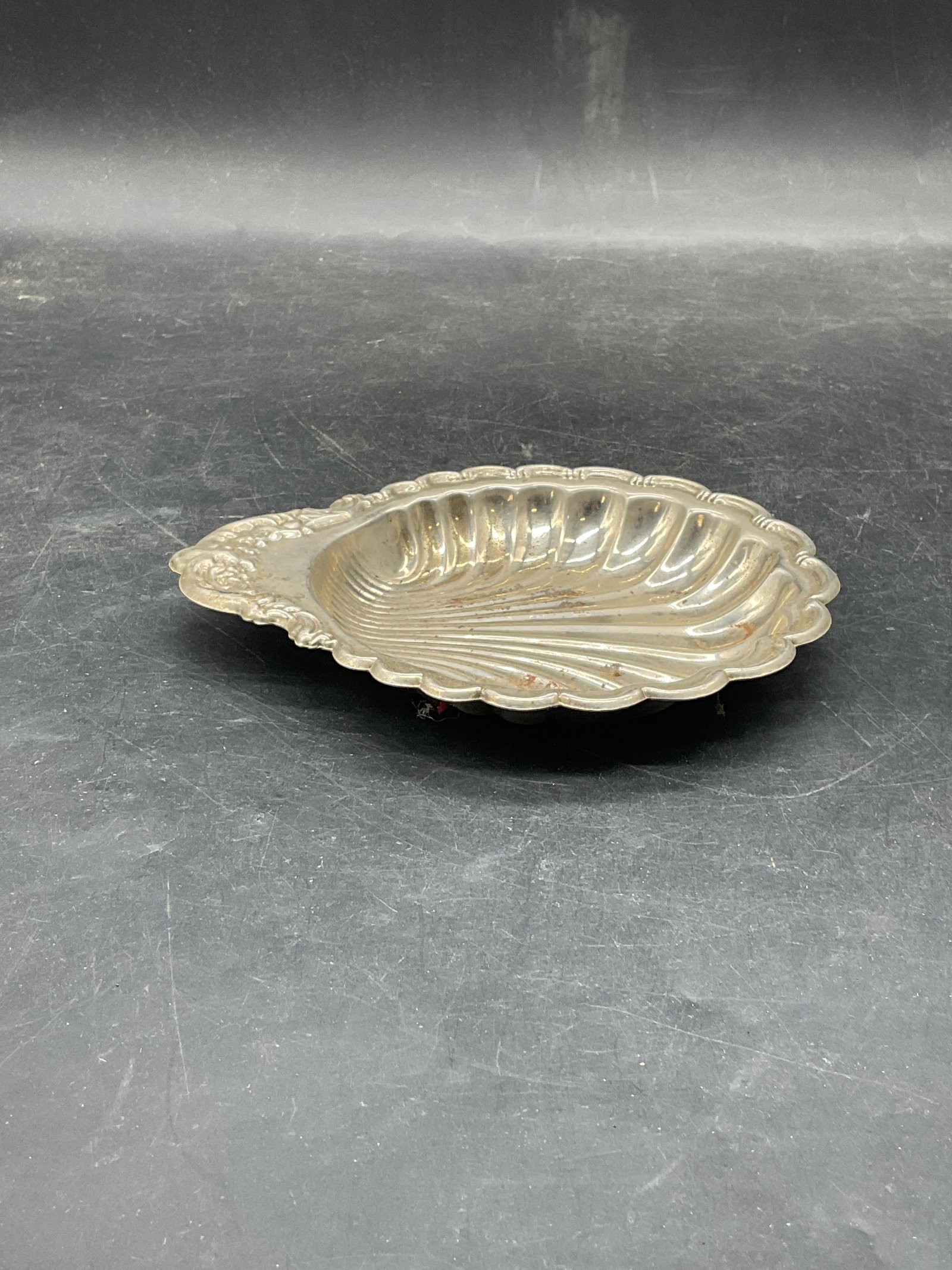 Vintage Silver Plated Clamshell Dish - 5