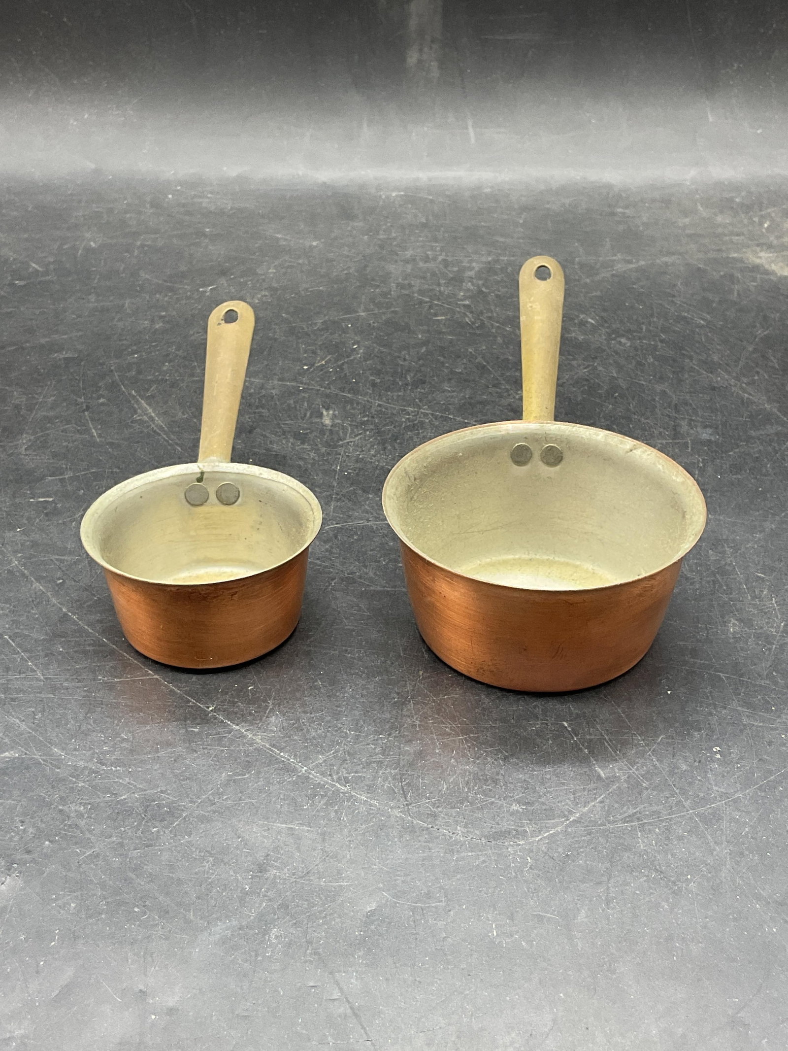 Set 4 Tagus Copper Measuring Cups 8oz-2oz - 3