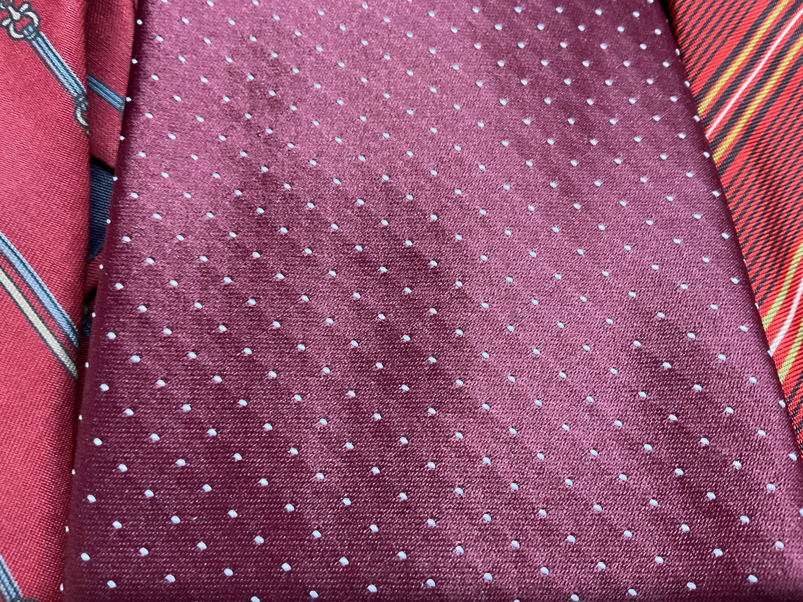 Lt3 Red Patterned Neck Ties - 3