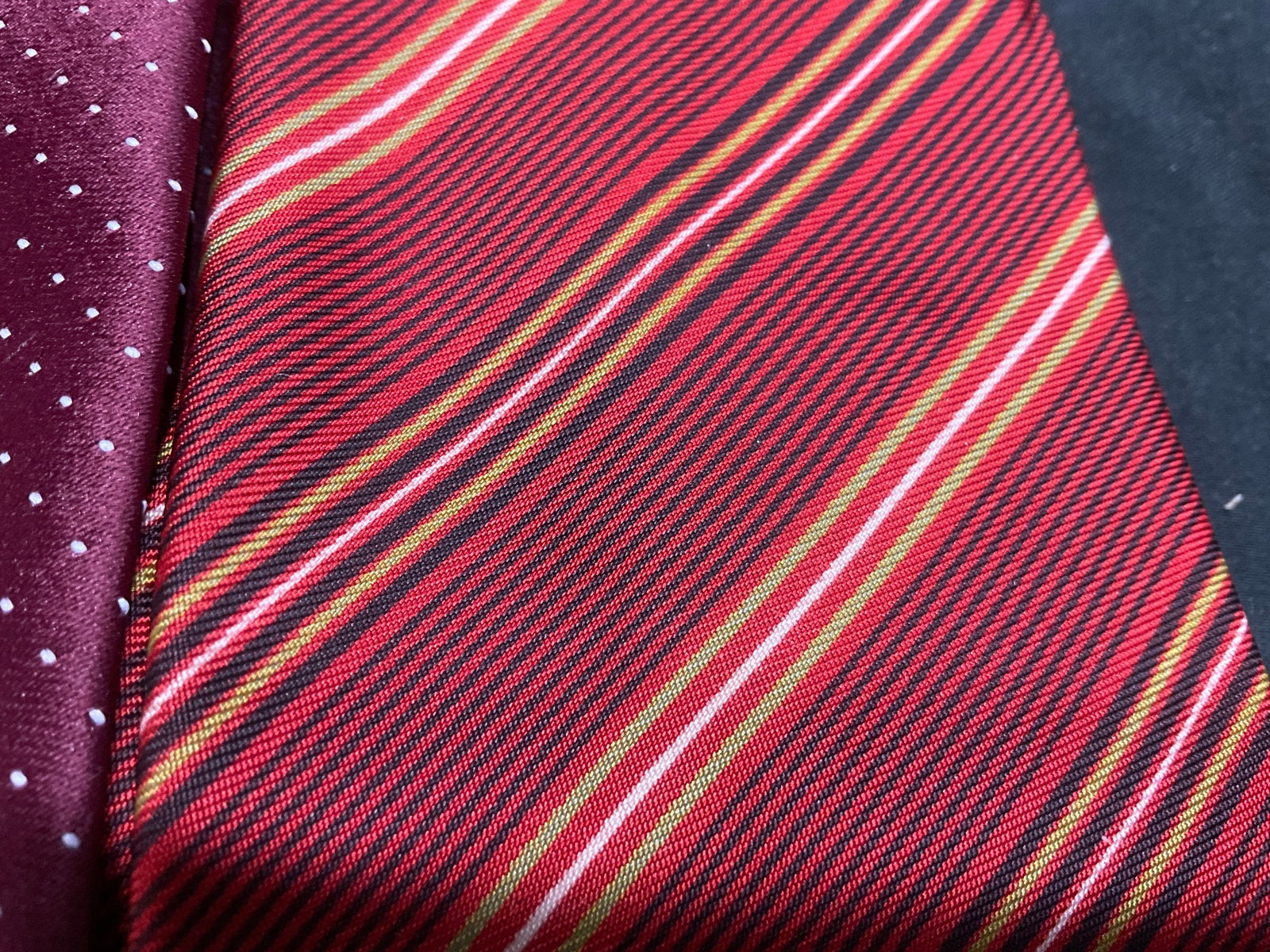 Lt3 Red Patterned Neck Ties - 4