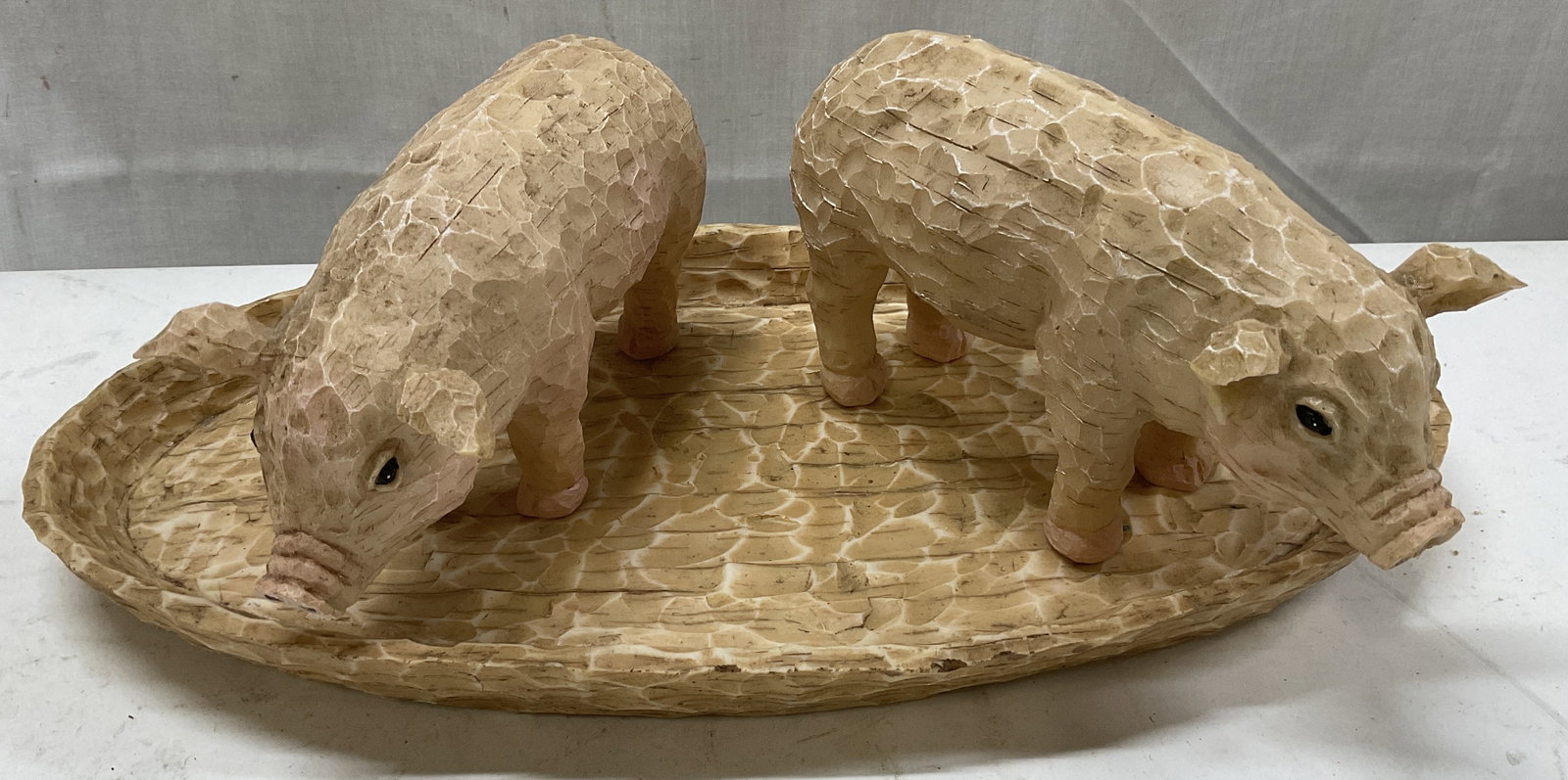 Lt 2 Pig Figurines Sculpture (1 of 10)