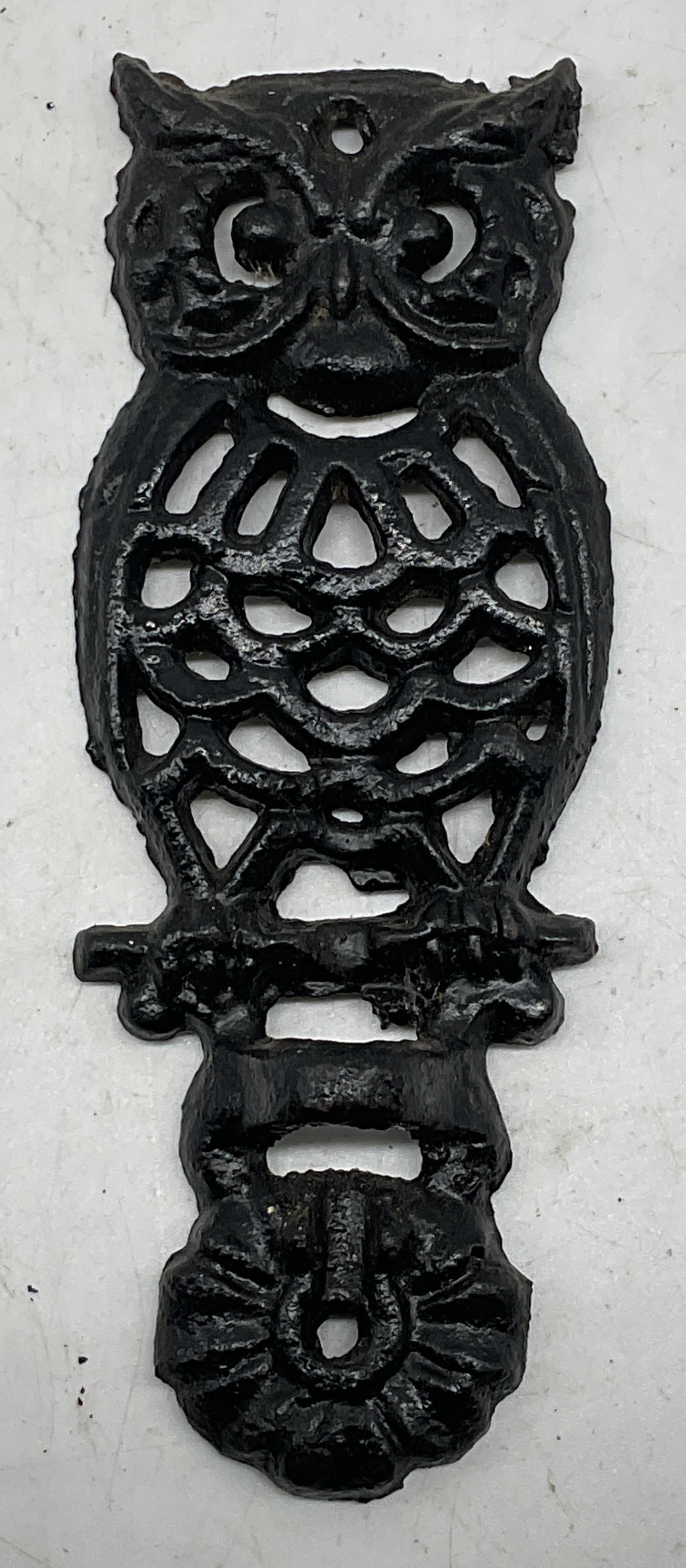Vintage Cast iron Owl Wall Plaque (1 of 6)