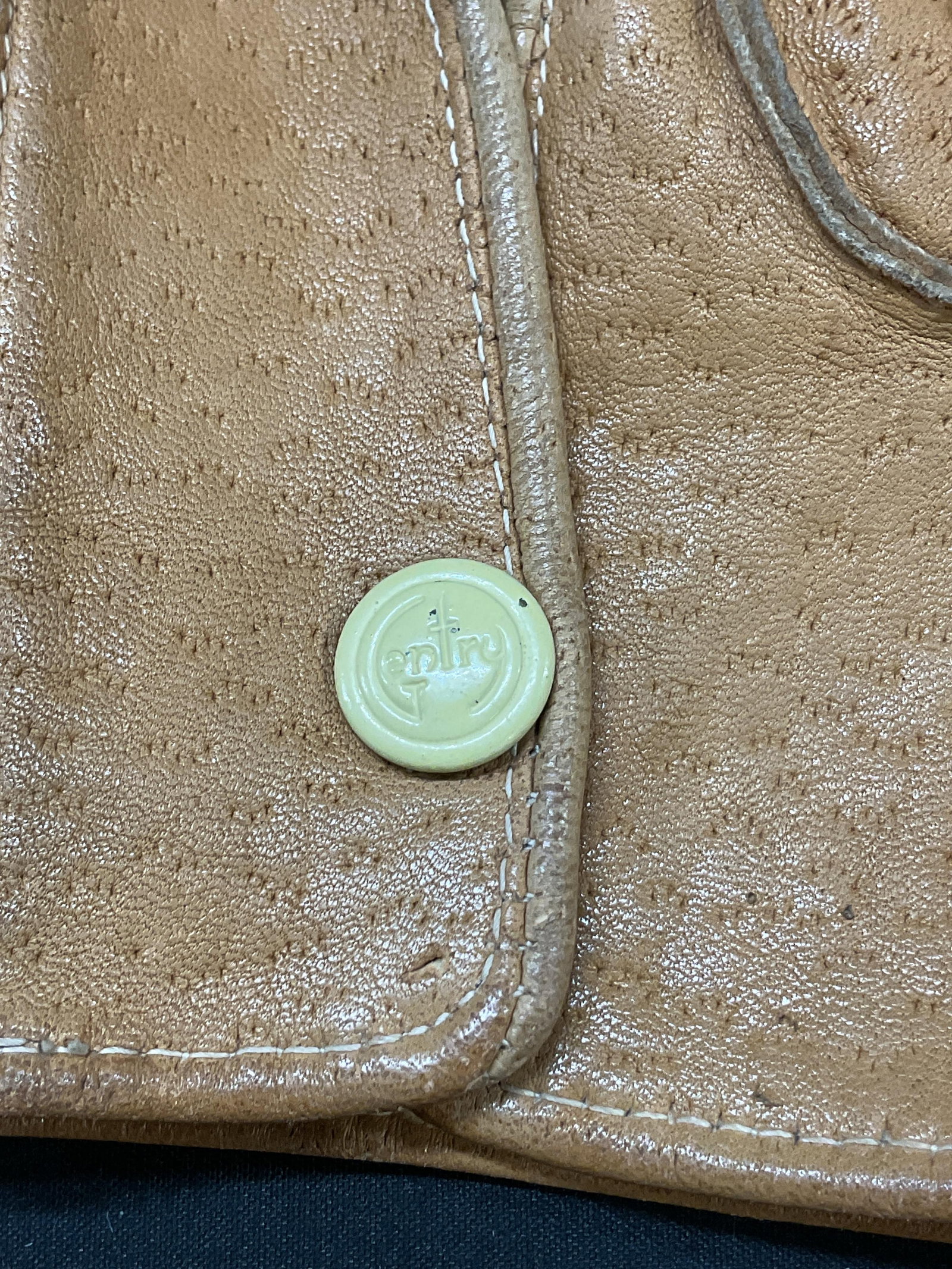 Entry Brown Leather Gloves - 4