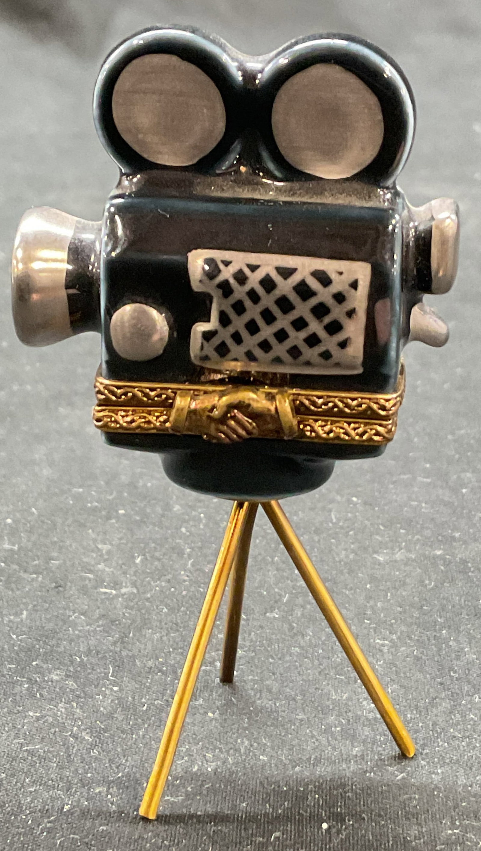 Limoges Porcelain Movie Camera Trinket Box France (1 of 8)