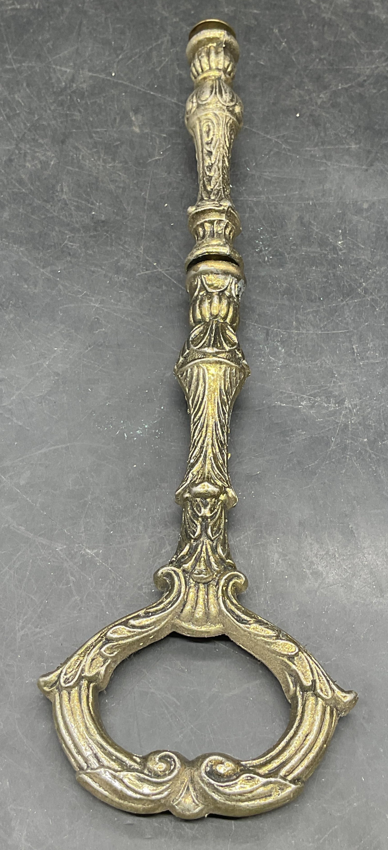 Victorian Style Ornate Silver Tone Parasol Handle (1 of 6)