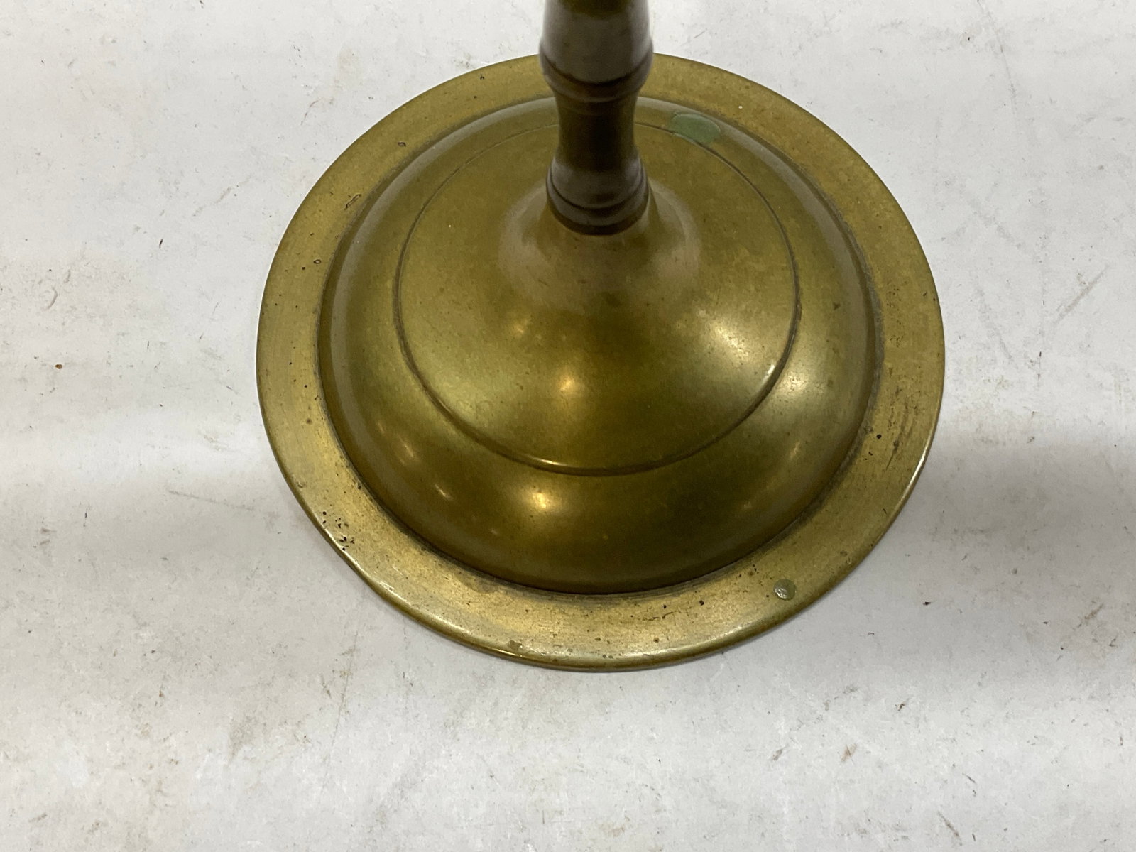 Vintage Solid Brass 7-Branch Menorah - 4