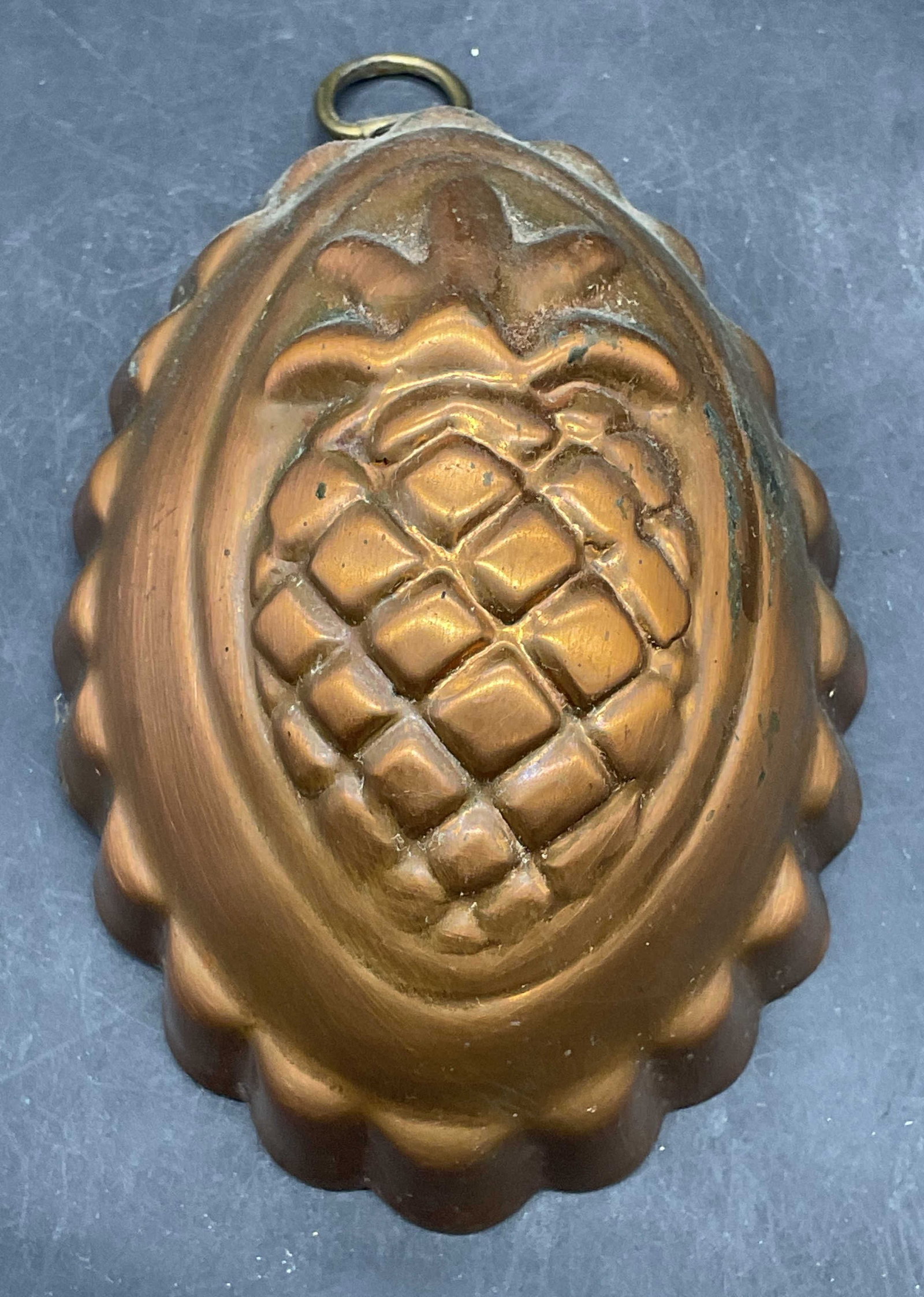 Vintage Copper Pineapple Jello Mold (1 of 6)