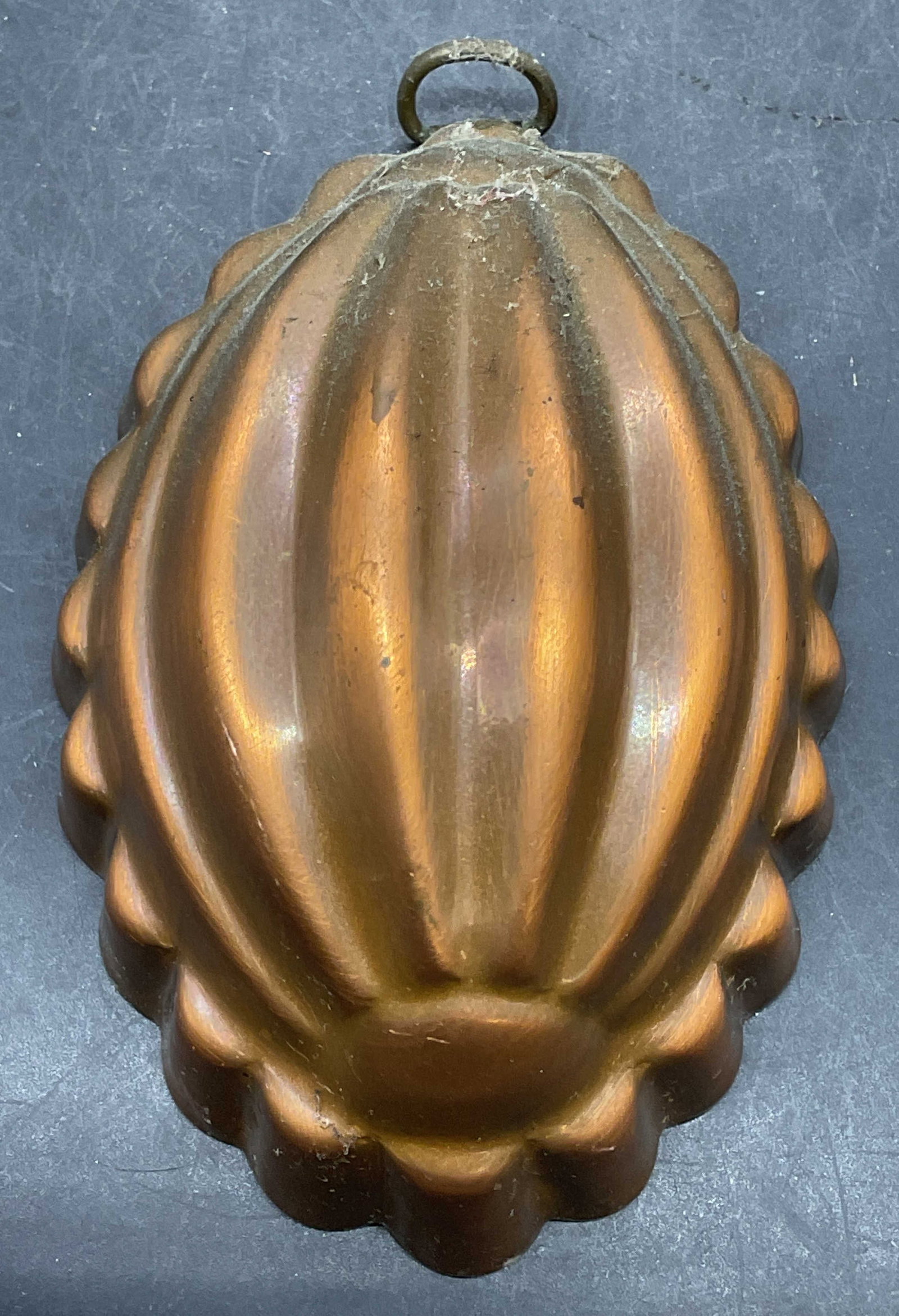 Vintage Copper Melon Jello Mold (1 of 6)