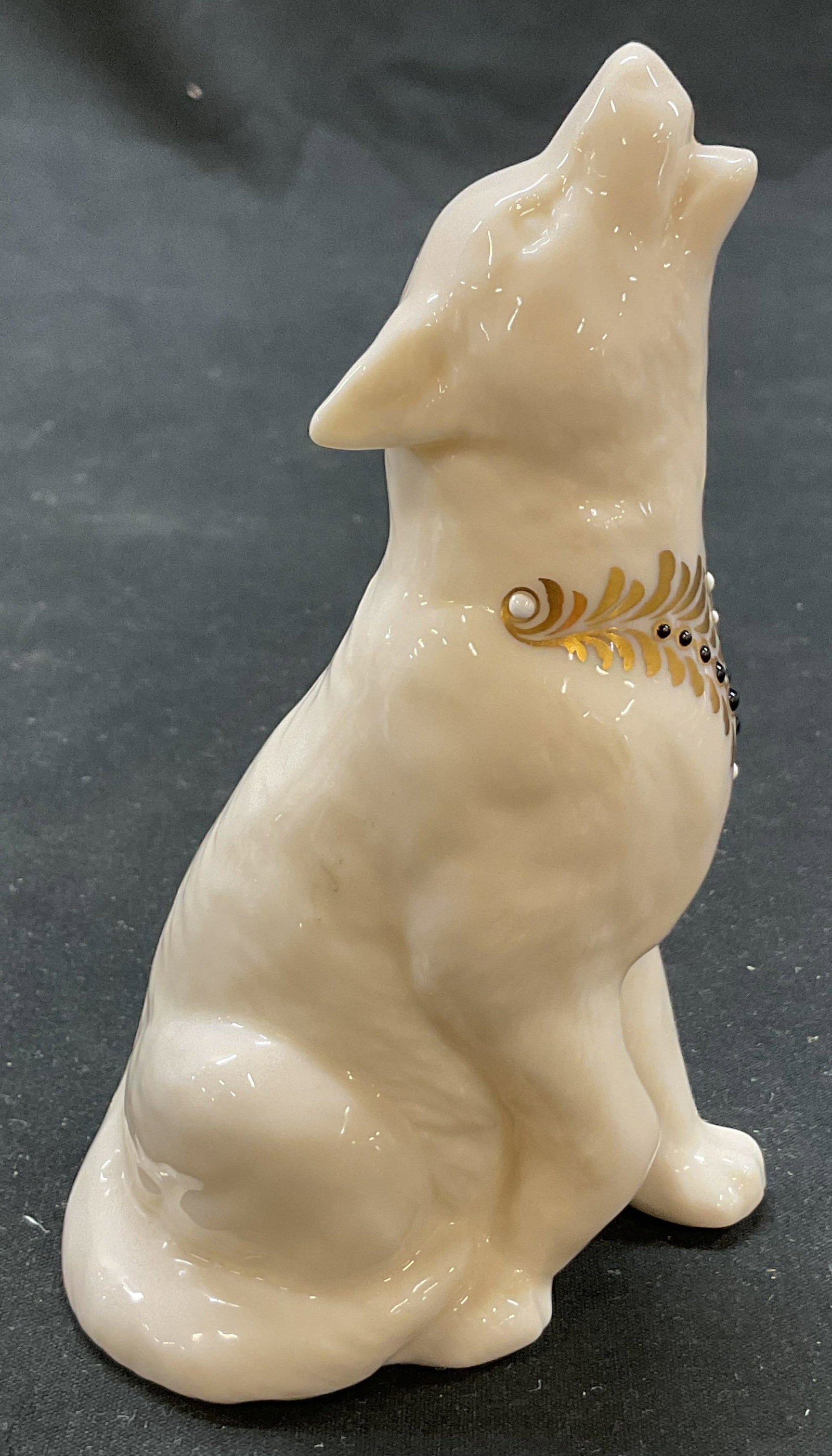 1994 Lenox China Jewels Coll Porc Wolf Figure USA (1 of 8)