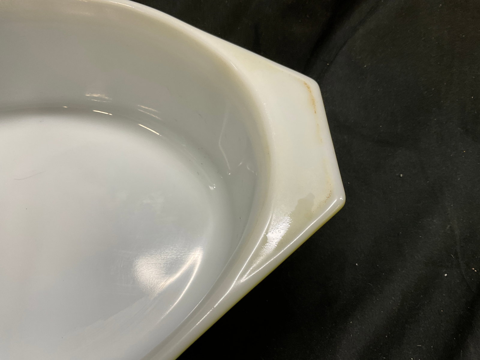 VINTAGE Pyrex Verde Pattern Oval Casserole Dish - 7