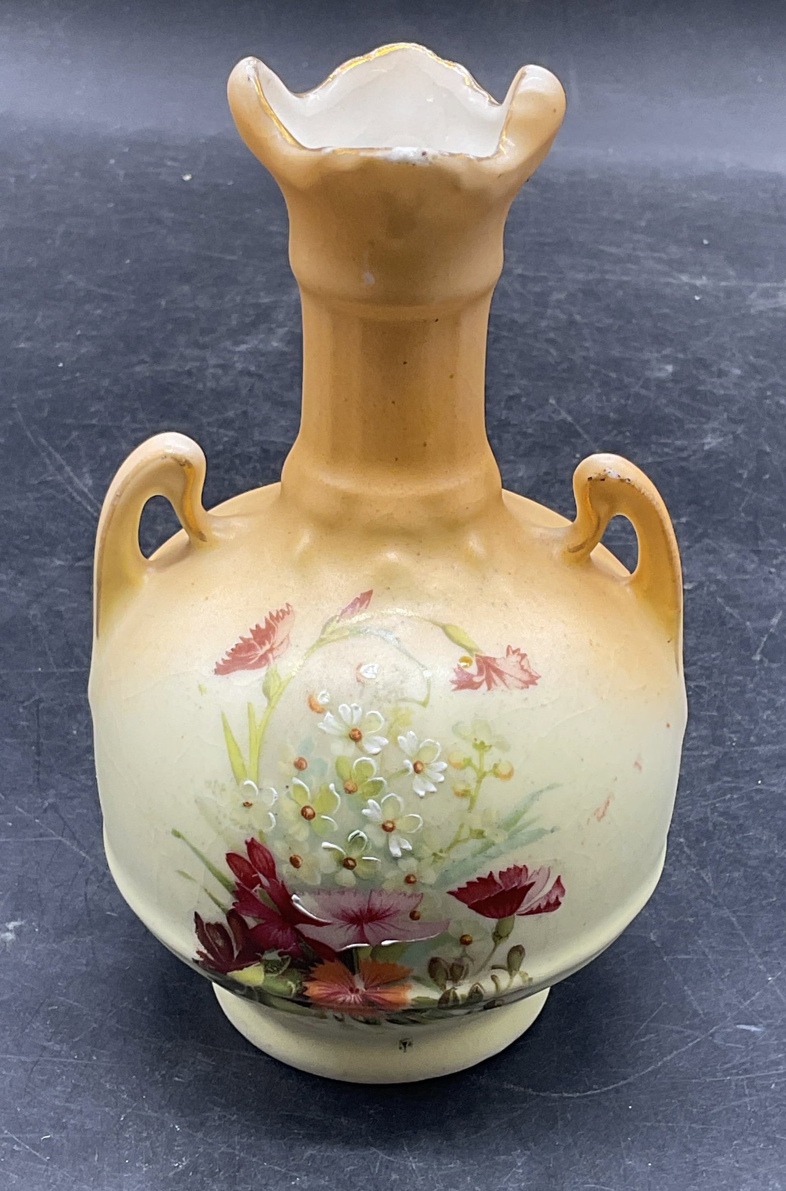 Antique Floral Porcelain Bud Vase (1 of 6)