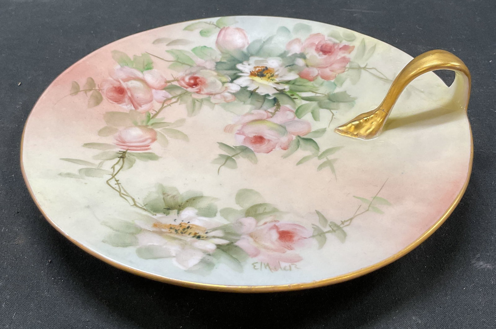 Longchamps Limoges Porcelain Handled Plate France (1 of 7)