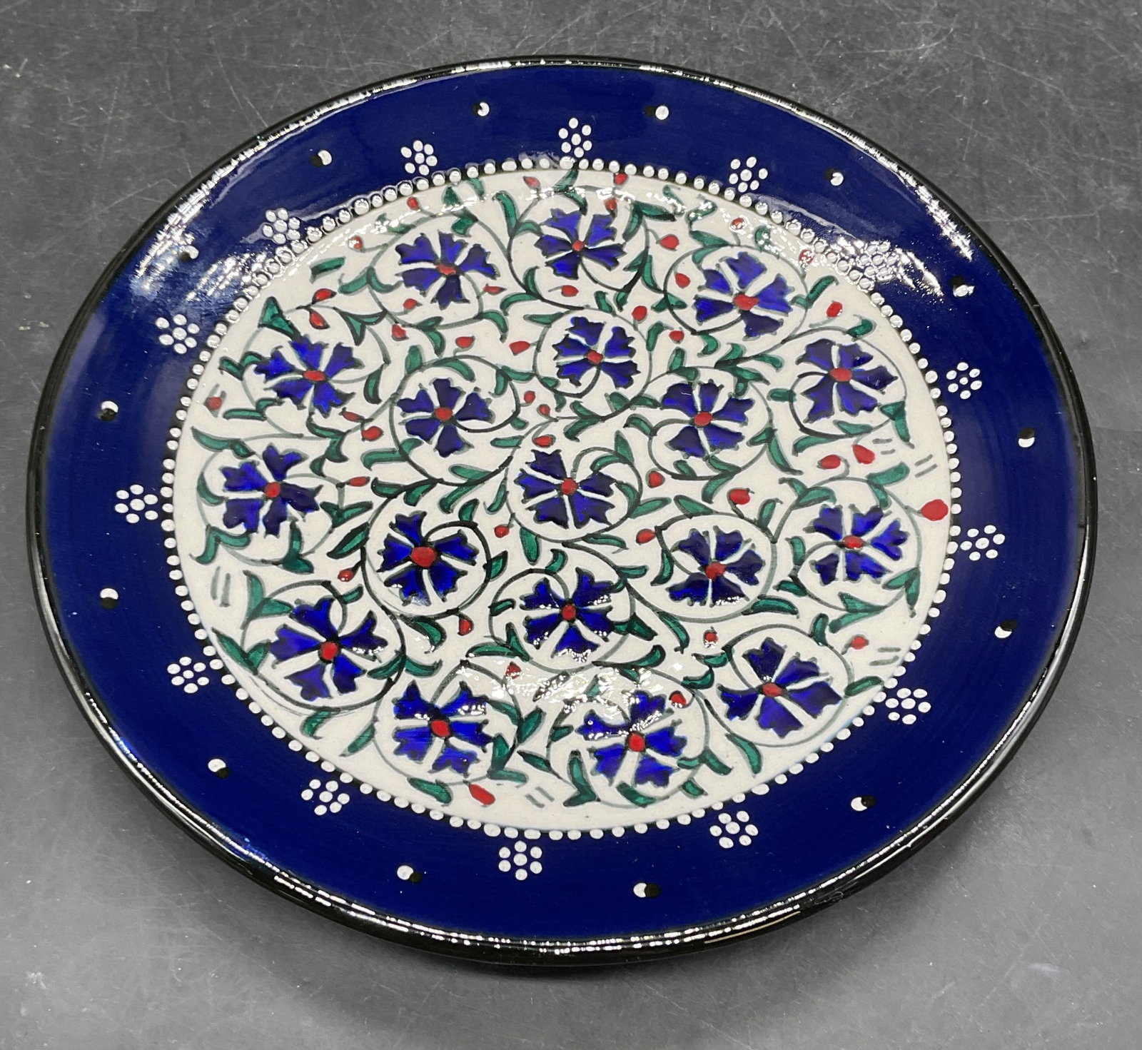 Pala Cini Kuzahya Ceramic Folk Plate Turkey (1 of 6)