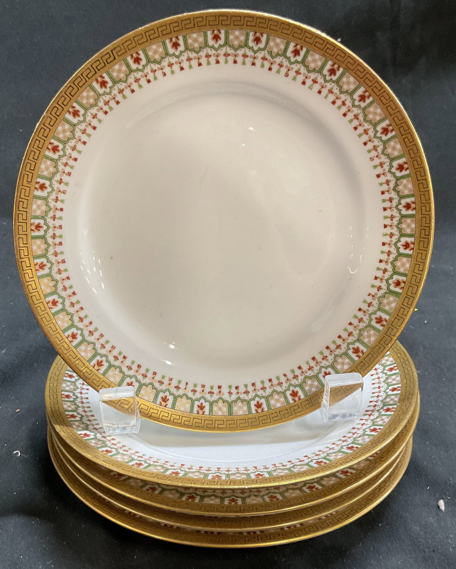 Set 5 Antique GDA France LIMOGE Porc Plates (1 of 12)