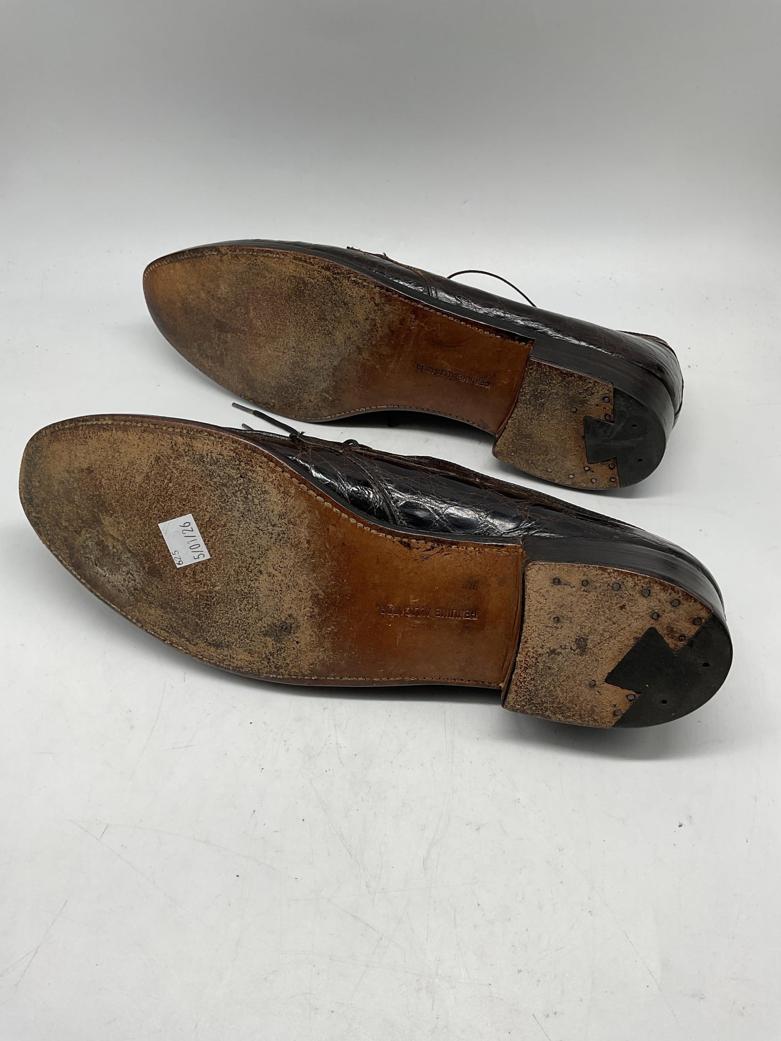 Vintage Edwin Clapp Alligator Split Toe Shoes - 7
