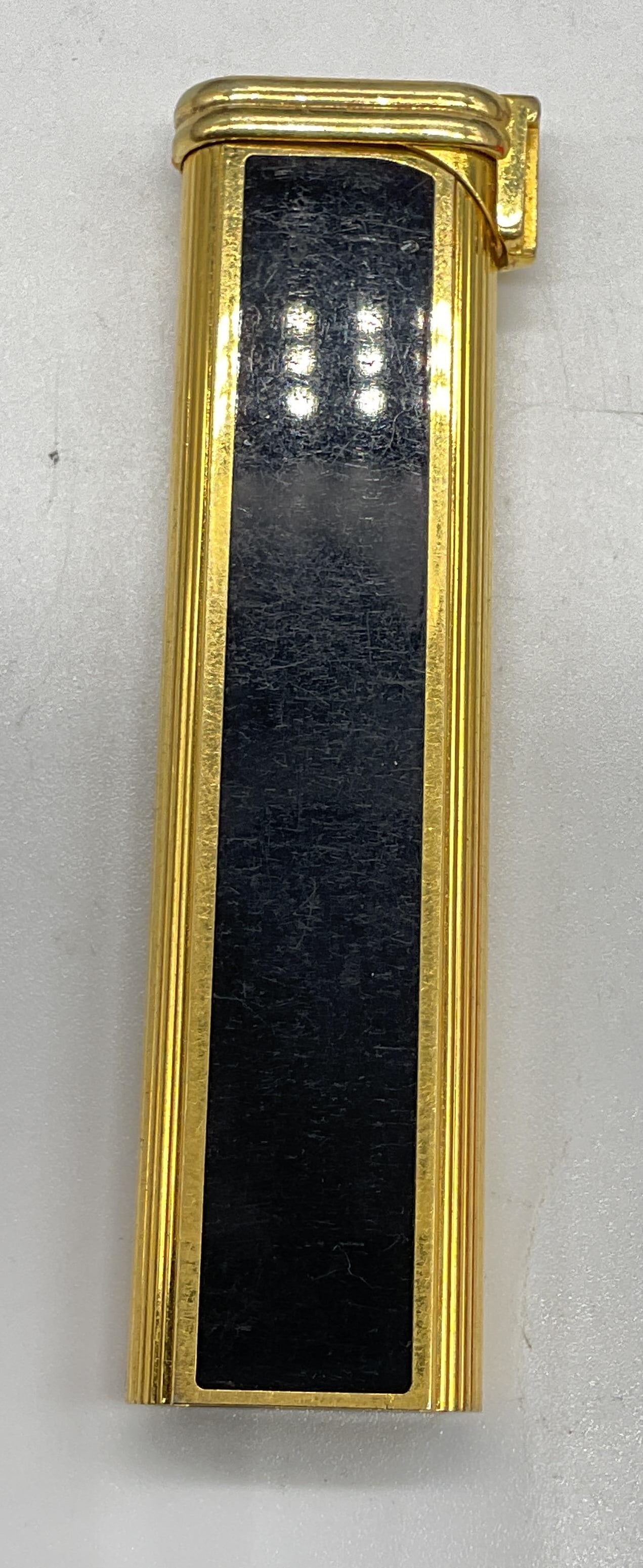 Tiffany & Co Gold Plated Black Enamel Lighter (1 of 7)