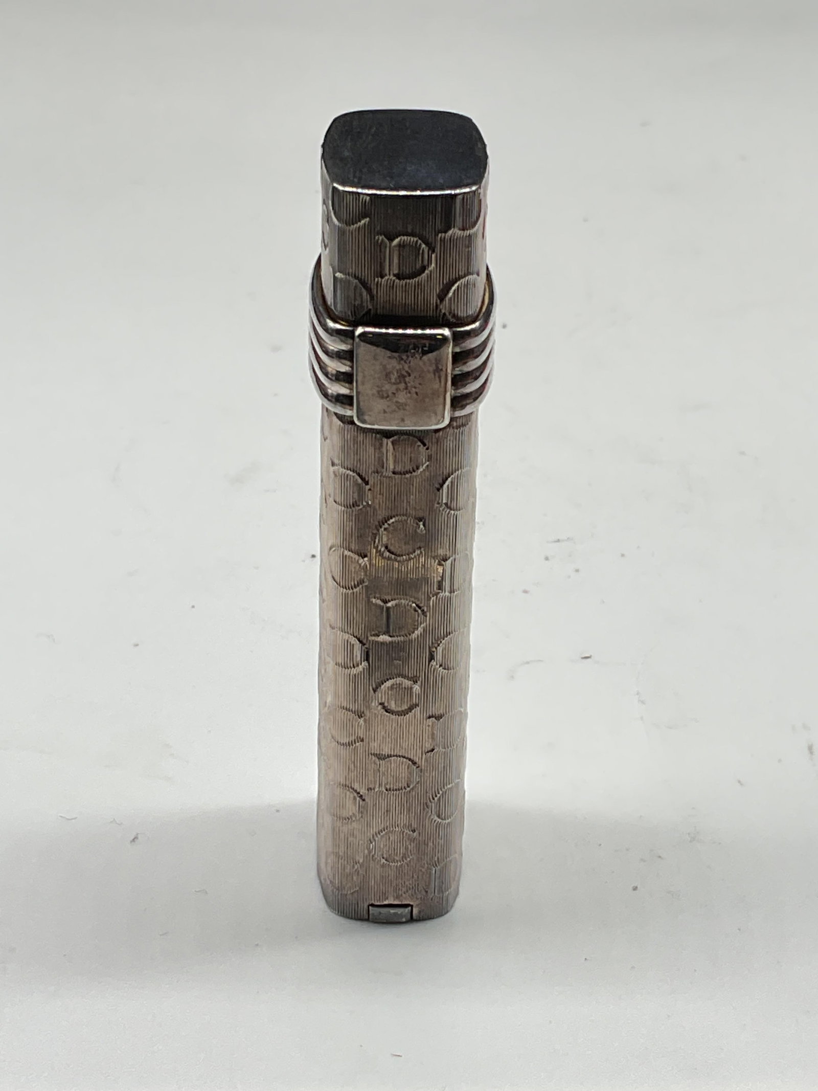 Vtg Christian Dior Silver & Gold Plated Lighter - 3